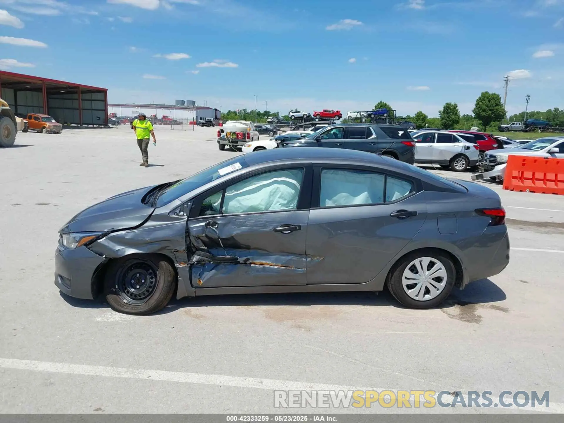 14 Photograph of a damaged car 3N1CN8DV0SL844308 NISSAN VERSA 2025