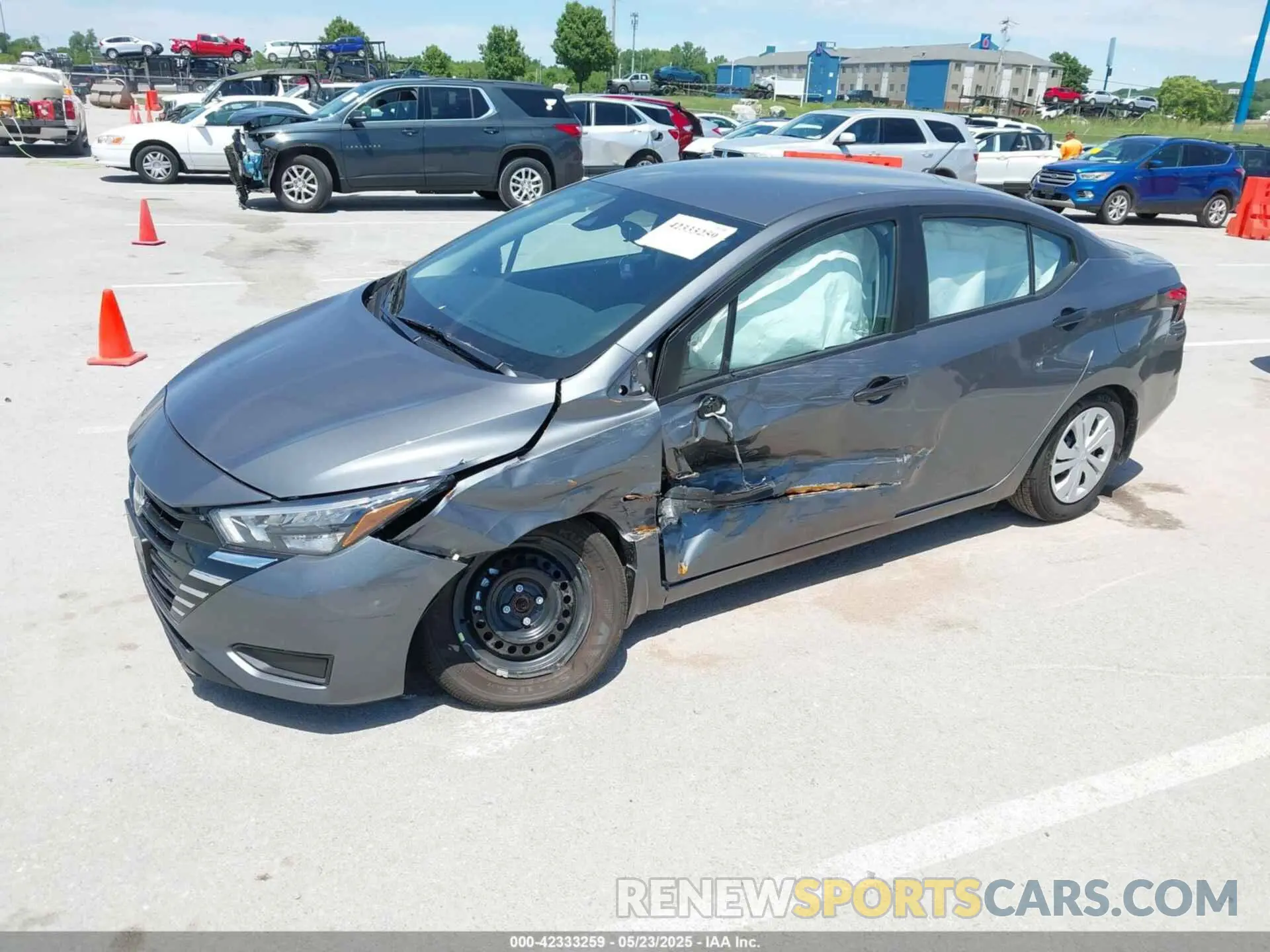 2 Photograph of a damaged car 3N1CN8DV0SL844308 NISSAN VERSA 2025