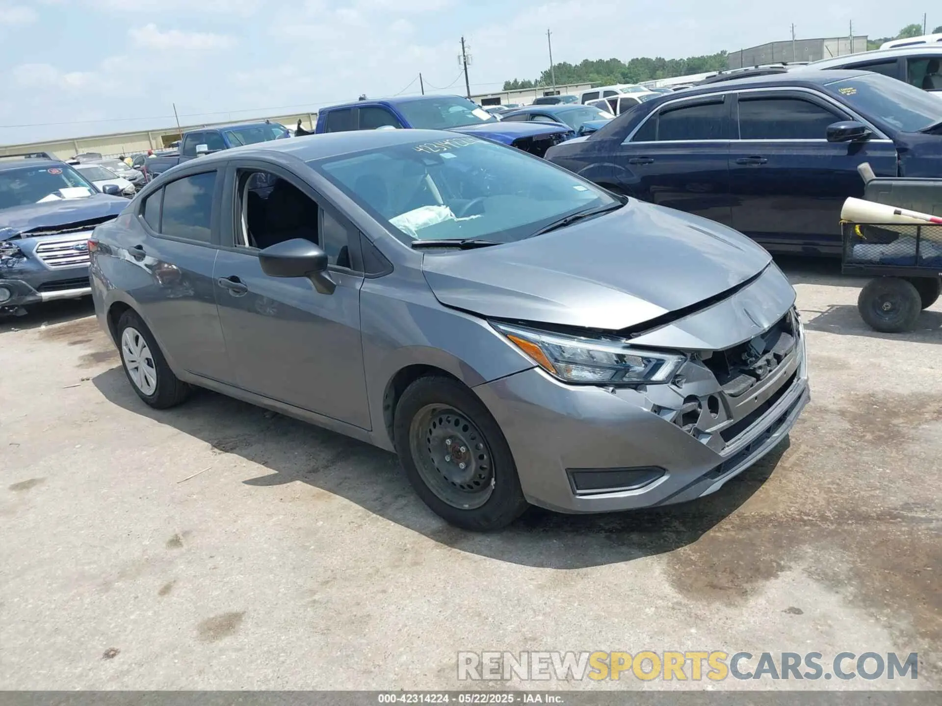 1 Photograph of a damaged car 3N1CN8DV3SL816891 NISSAN VERSA 2025