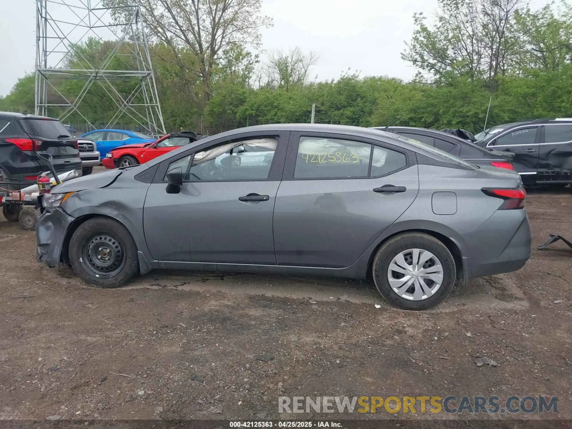 14 Photograph of a damaged car 3N1CN8DV3SL834646 NISSAN VERSA 2025