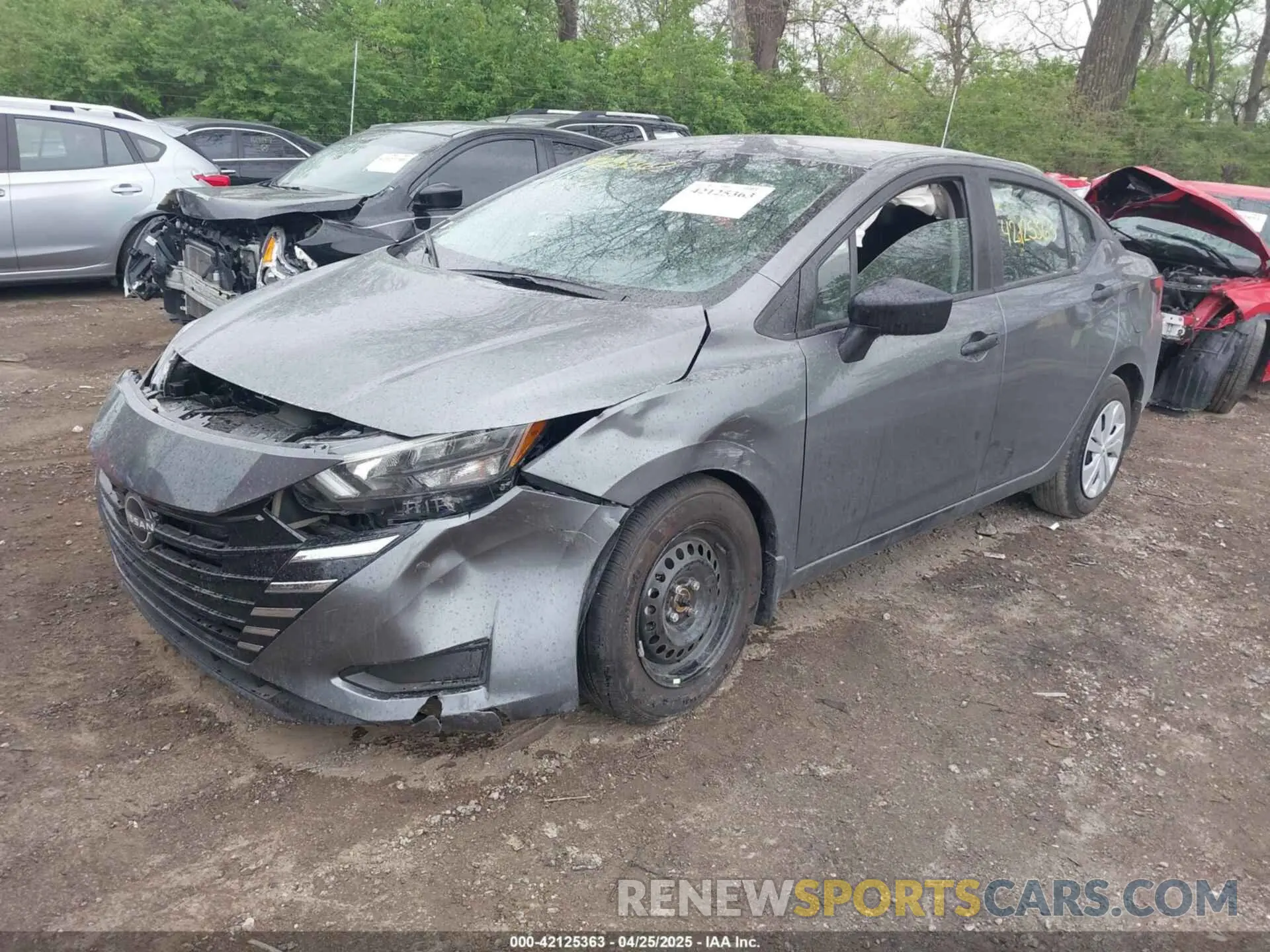 2 Photograph of a damaged car 3N1CN8DV3SL834646 NISSAN VERSA 2025