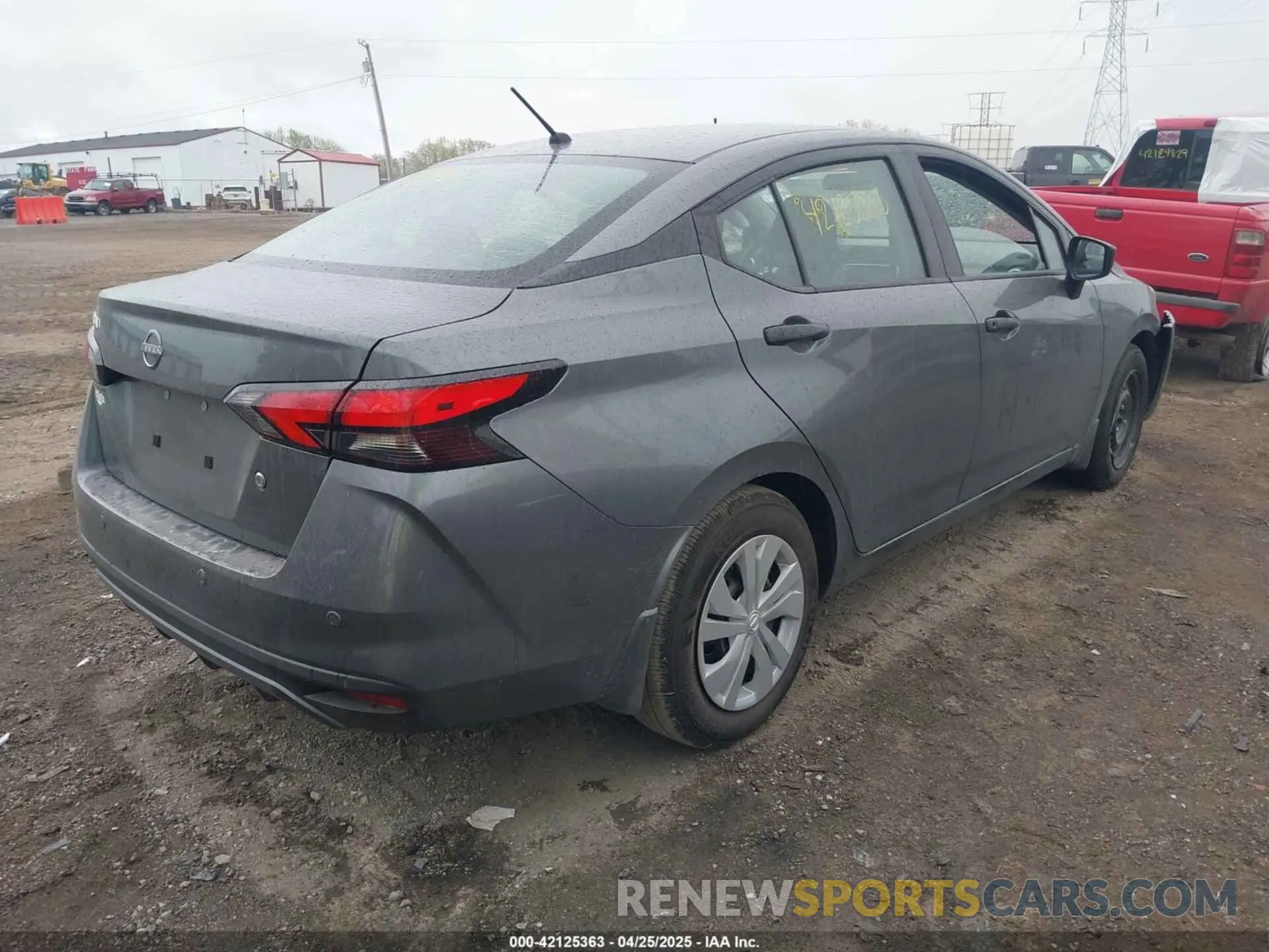 4 Photograph of a damaged car 3N1CN8DV3SL834646 NISSAN VERSA 2025