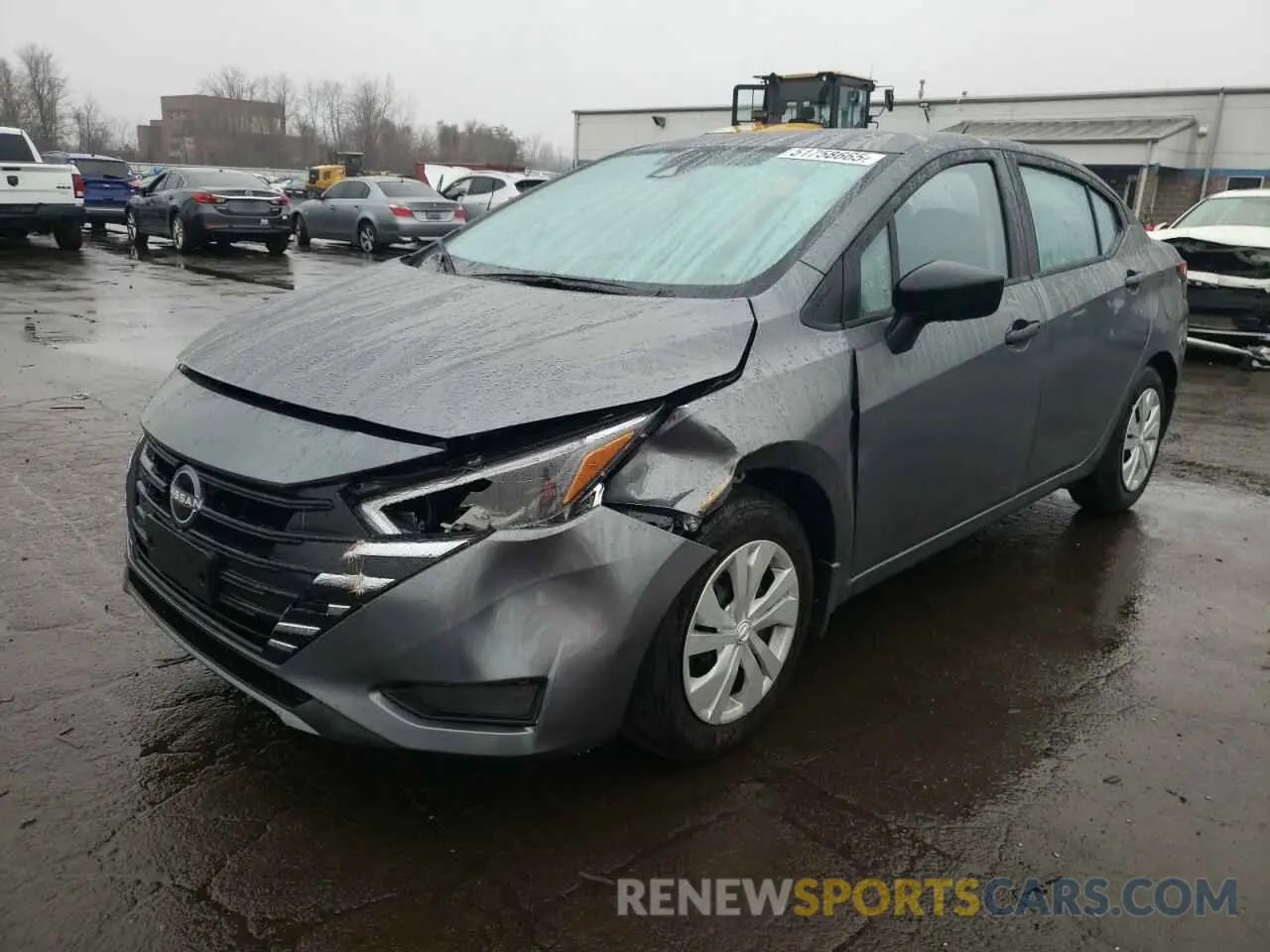 1 Photograph of a damaged car 3N1CN8DV5SL829707 NISSAN VERSA 2025