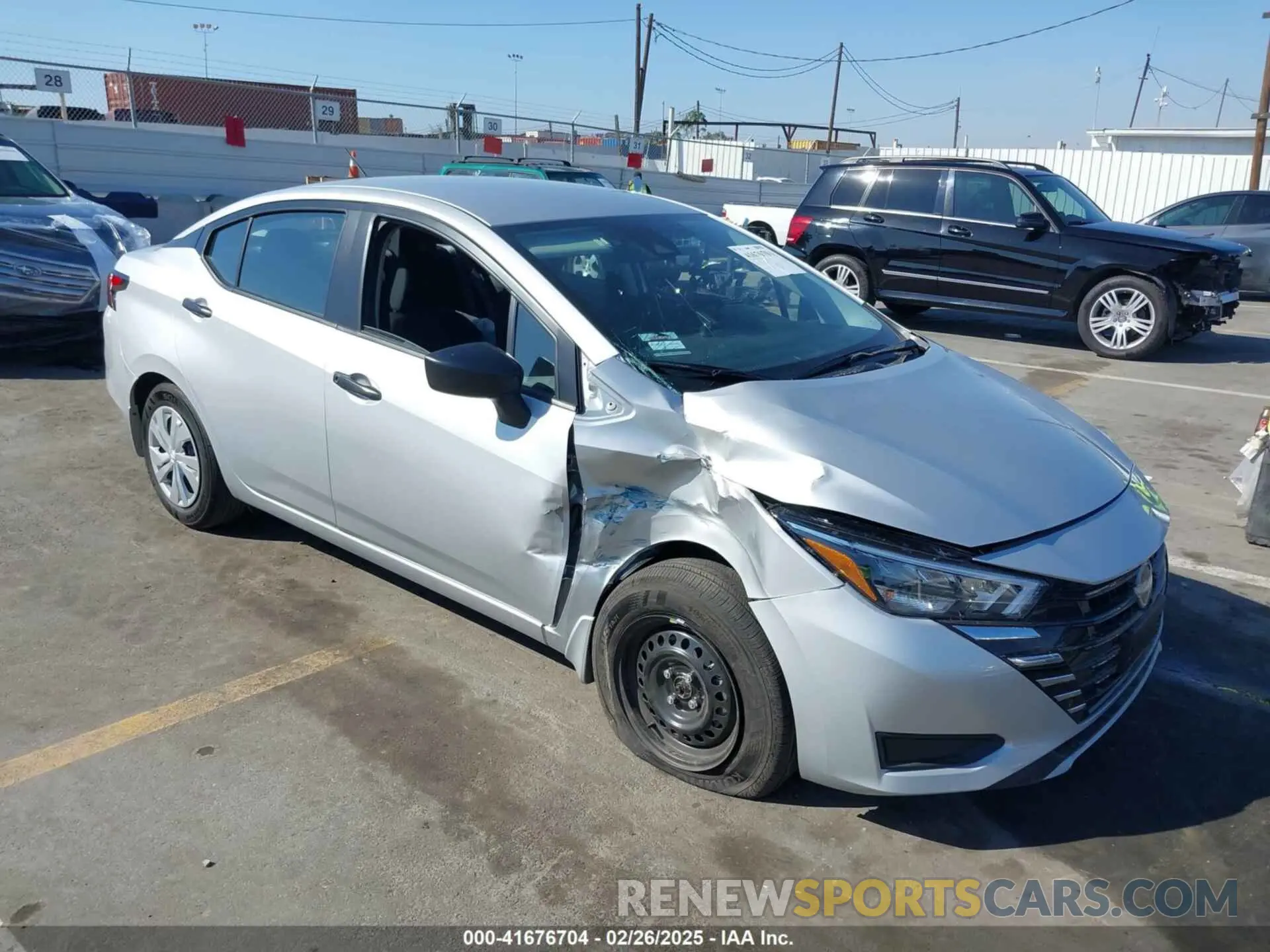 1 Photograph of a damaged car 3N1CN8DV6SL828534 NISSAN VERSA 2025