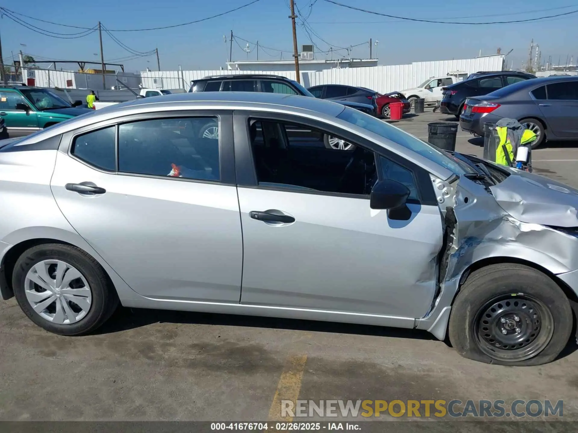 13 Photograph of a damaged car 3N1CN8DV6SL828534 NISSAN VERSA 2025