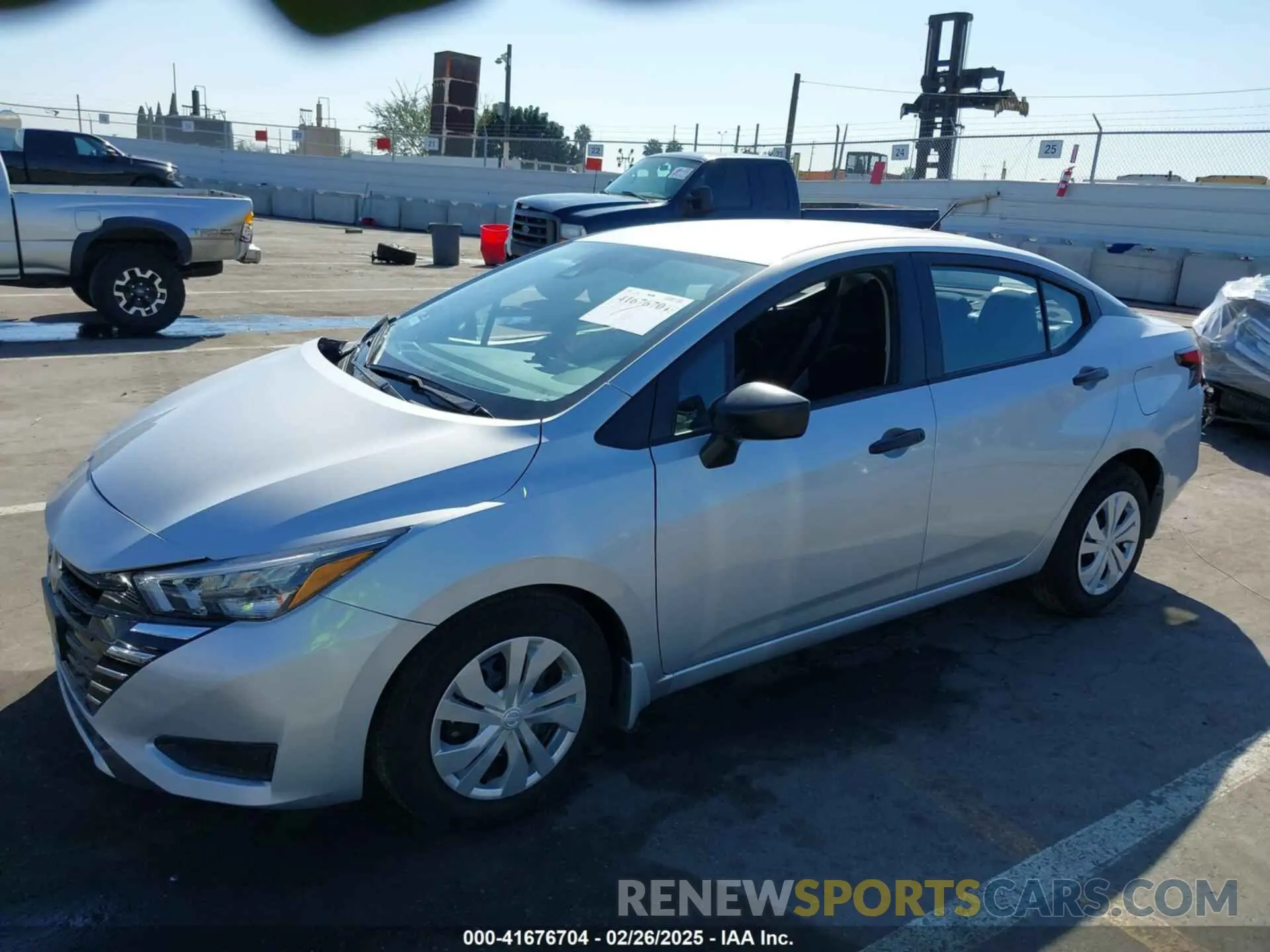 2 Photograph of a damaged car 3N1CN8DV6SL828534 NISSAN VERSA 2025