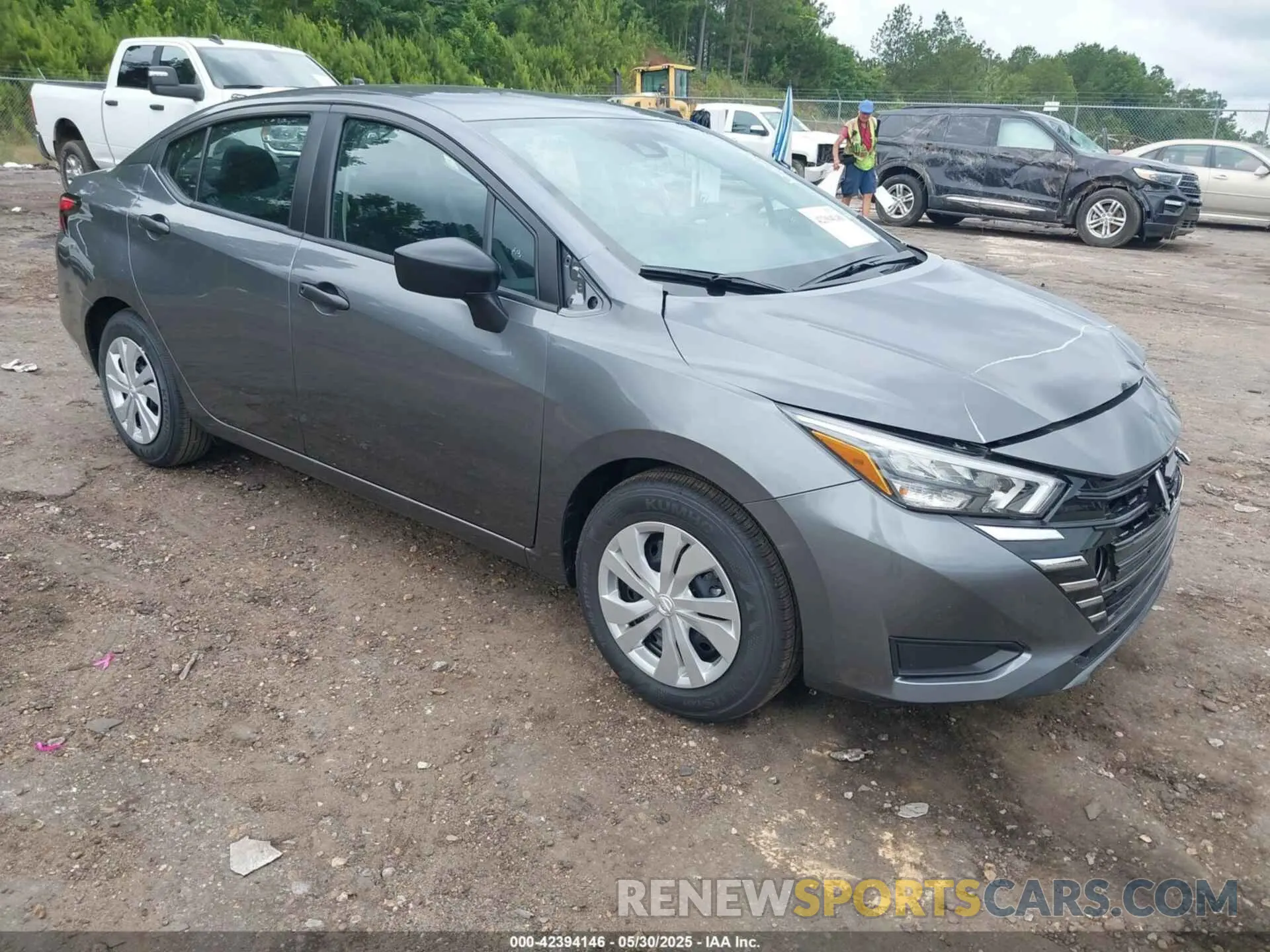 1 Photograph of a damaged car 3N1CN8DV6SL844894 NISSAN VERSA 2025