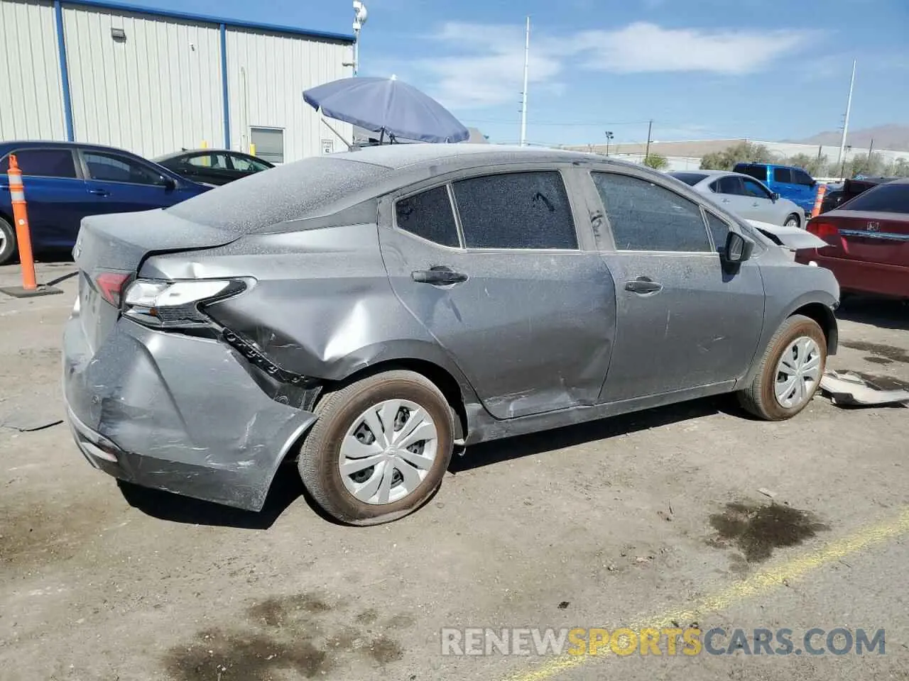 3 Photograph of a damaged car 3N1CN8DV7SL831670 NISSAN VERSA 2025