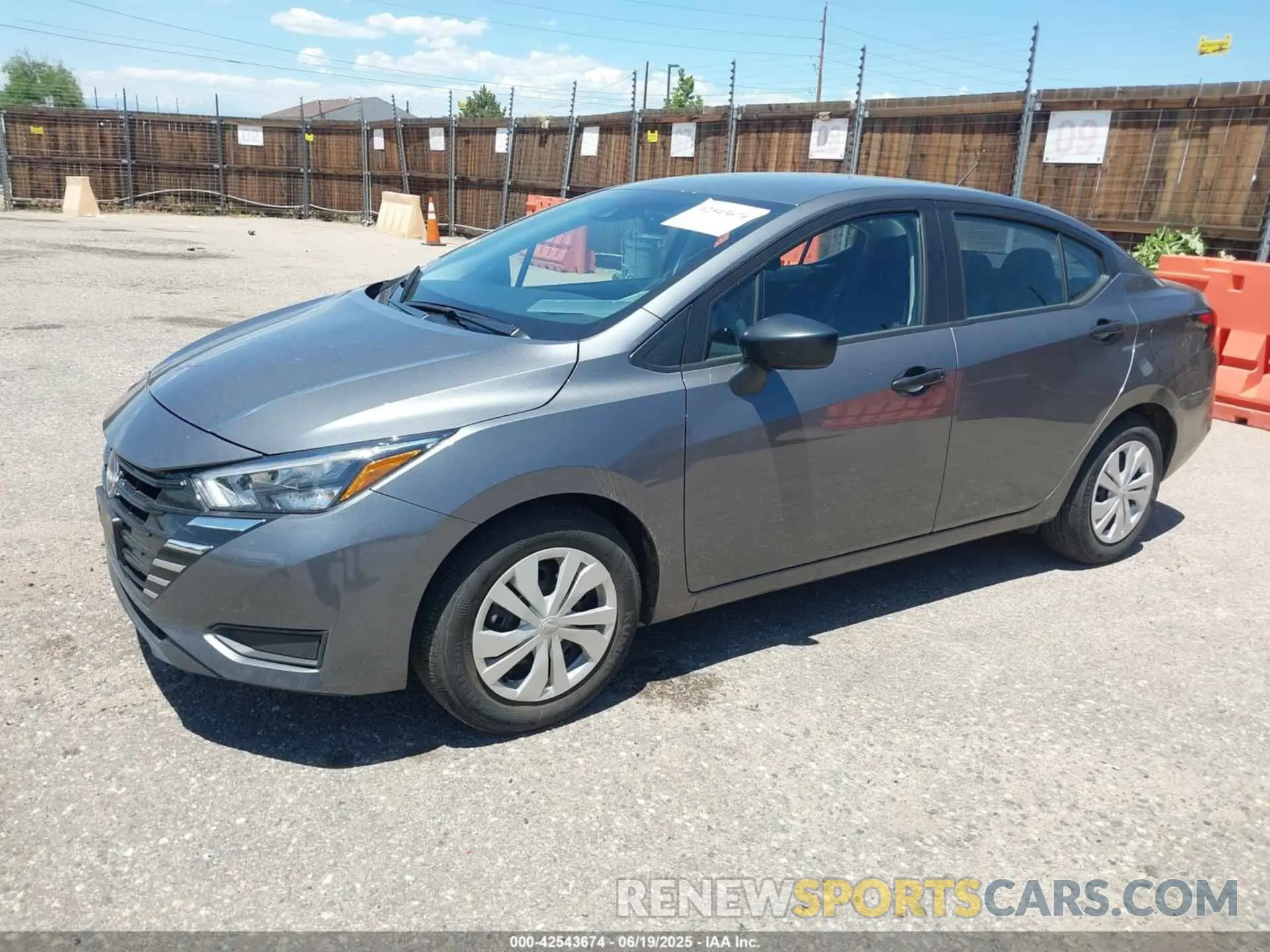 2 Photograph of a damaged car 3N1CN8DV8SL833685 NISSAN VERSA 2025
