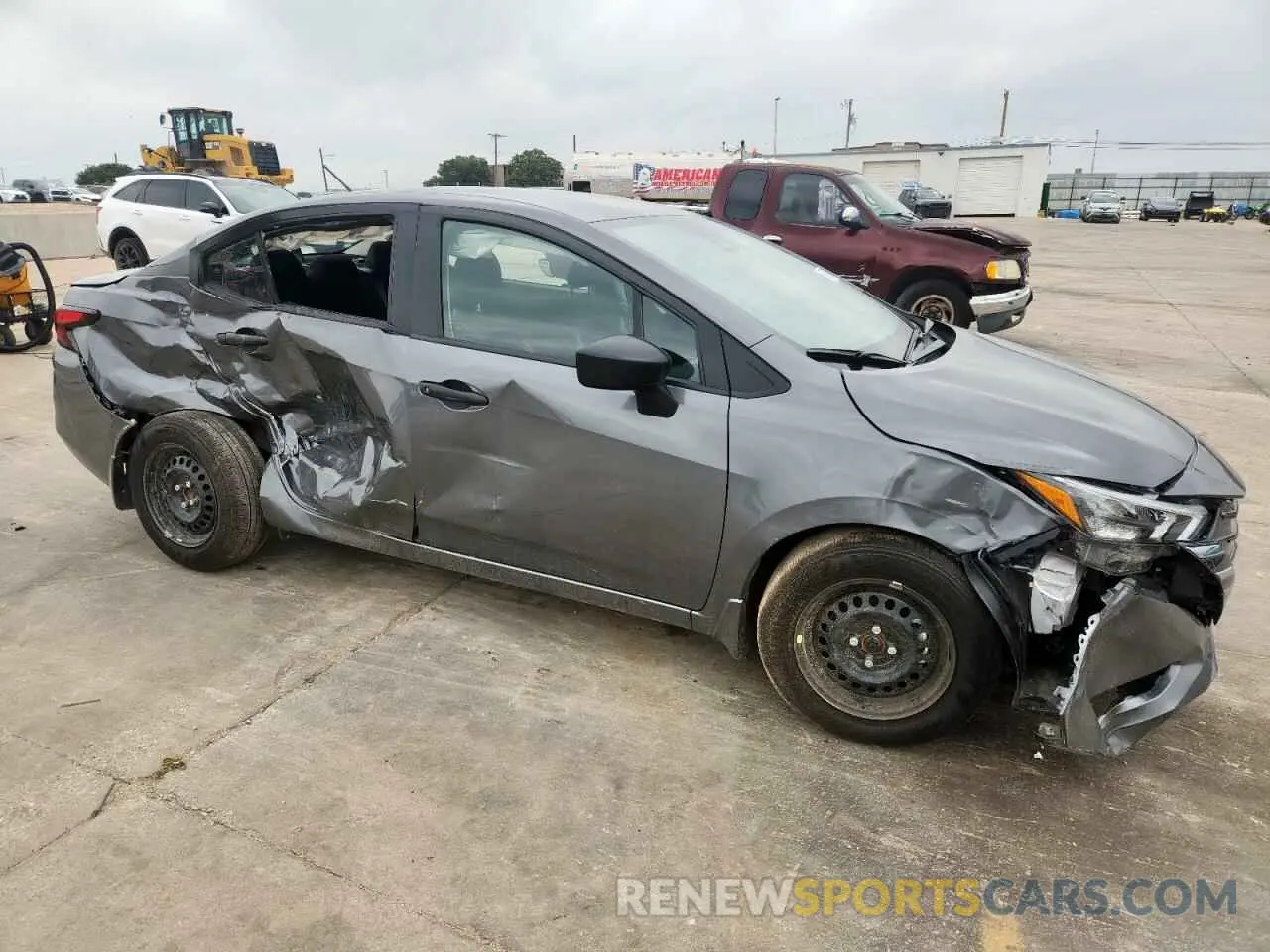 4 Photograph of a damaged car 3N1CN8DV8SL838563 NISSAN VERSA 2025