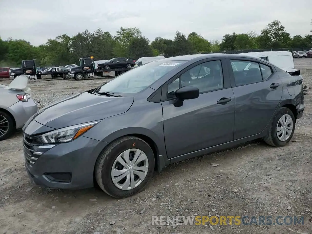 1 Photograph of a damaged car 3N1CN8DV9SL823893 NISSAN VERSA 2025