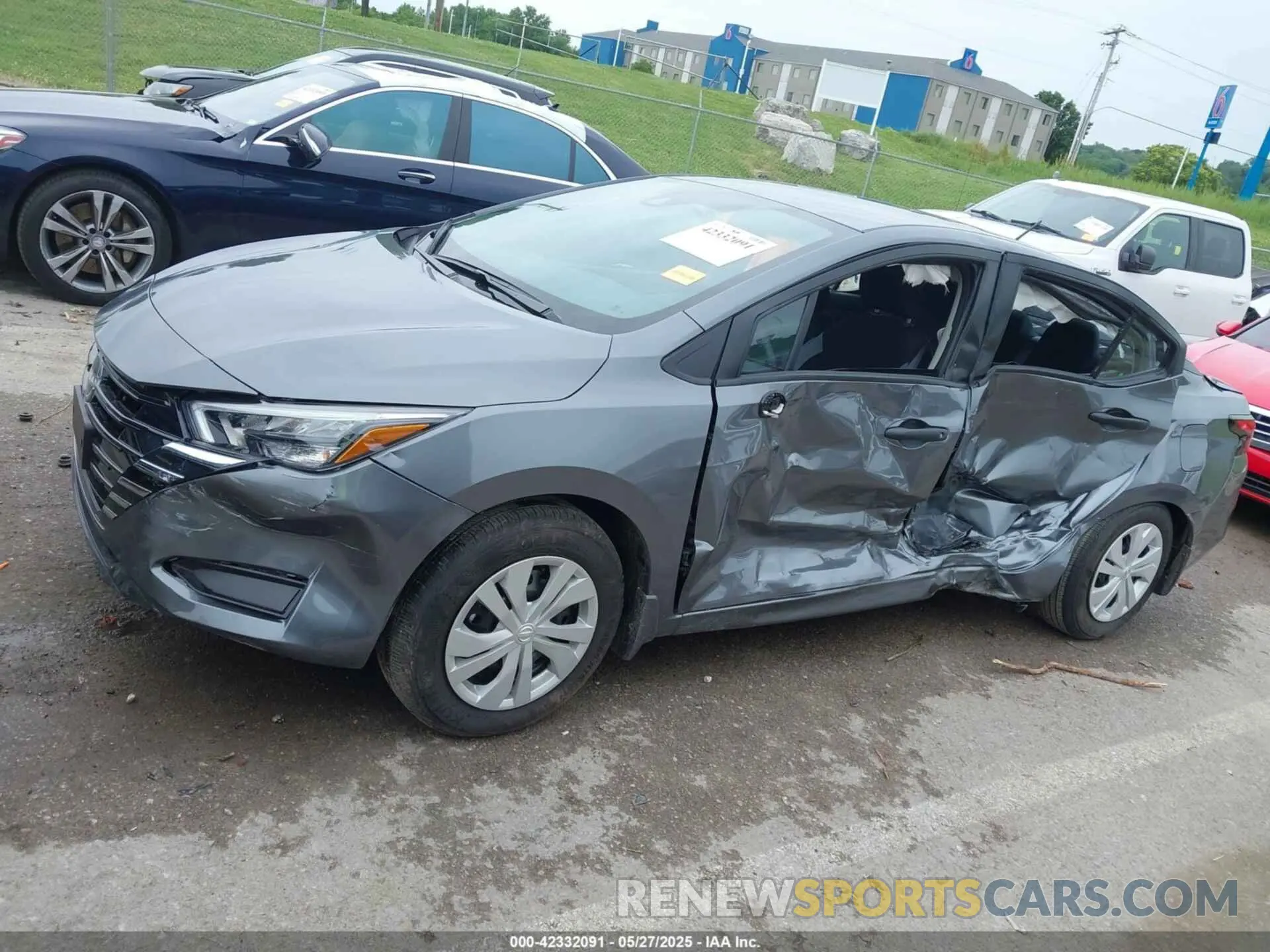 14 Photograph of a damaged car 3N1CN8DV9SL846705 NISSAN VERSA 2025