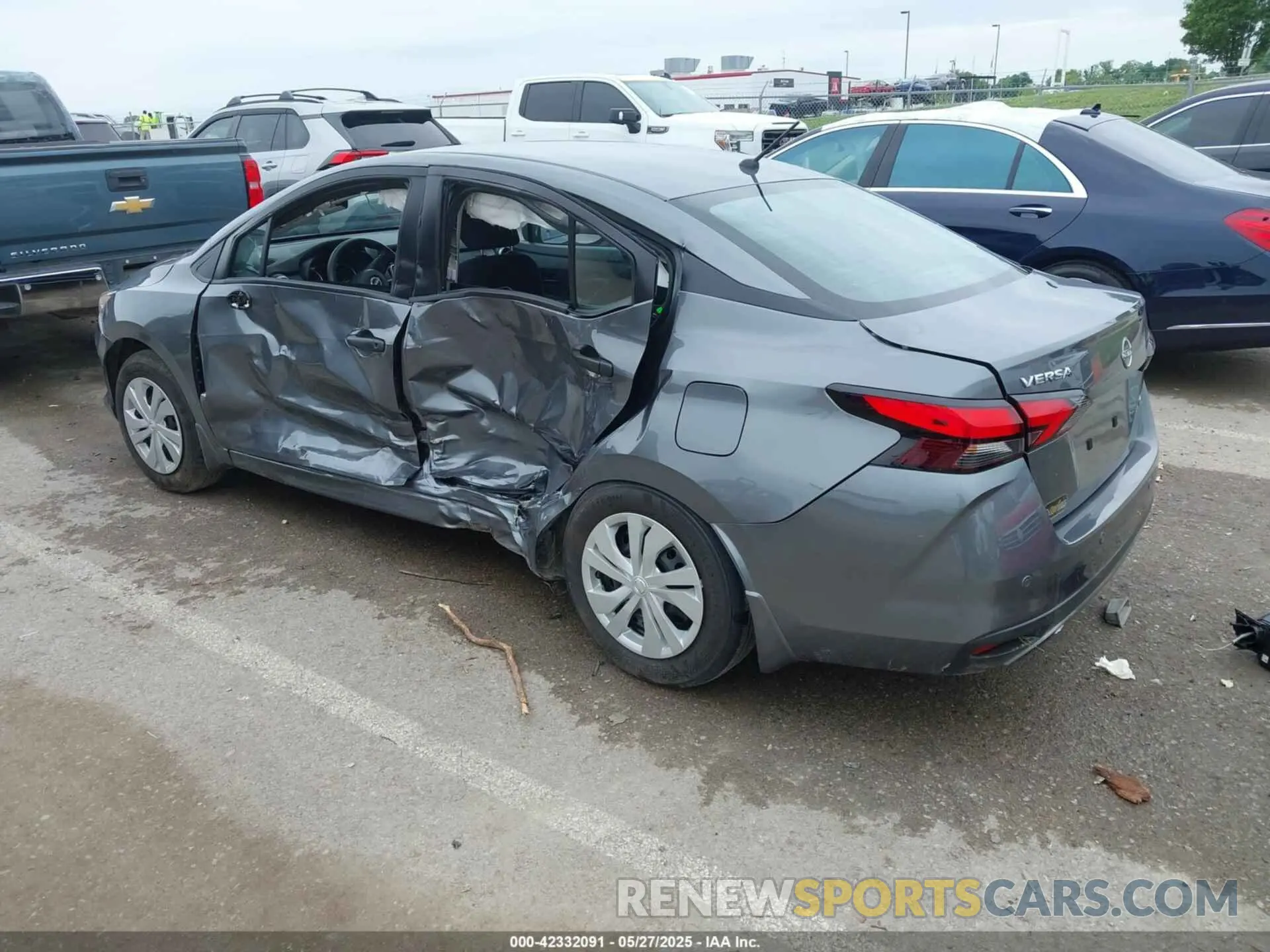 3 Photograph of a damaged car 3N1CN8DV9SL846705 NISSAN VERSA 2025