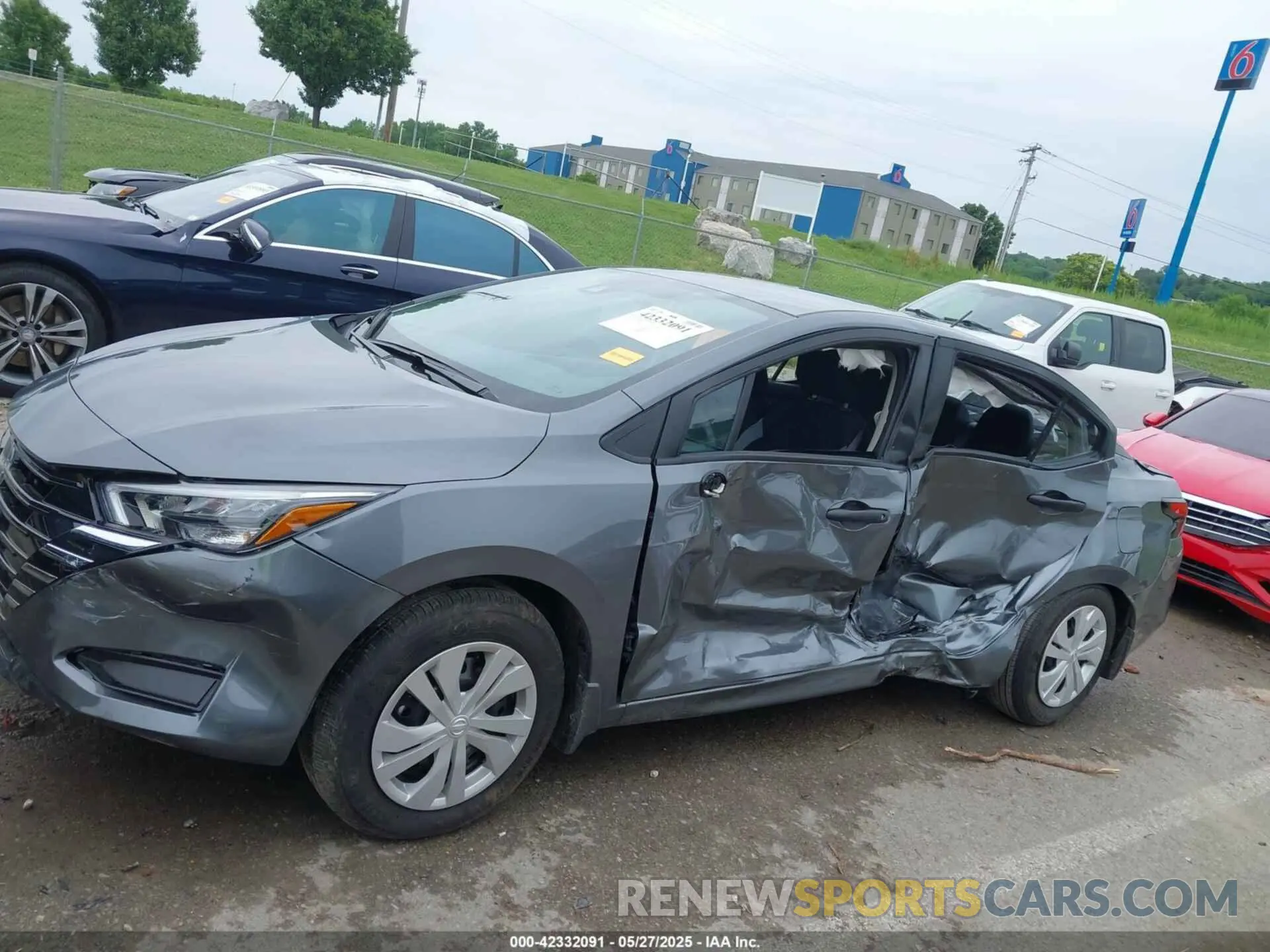 6 Photograph of a damaged car 3N1CN8DV9SL846705 NISSAN VERSA 2025