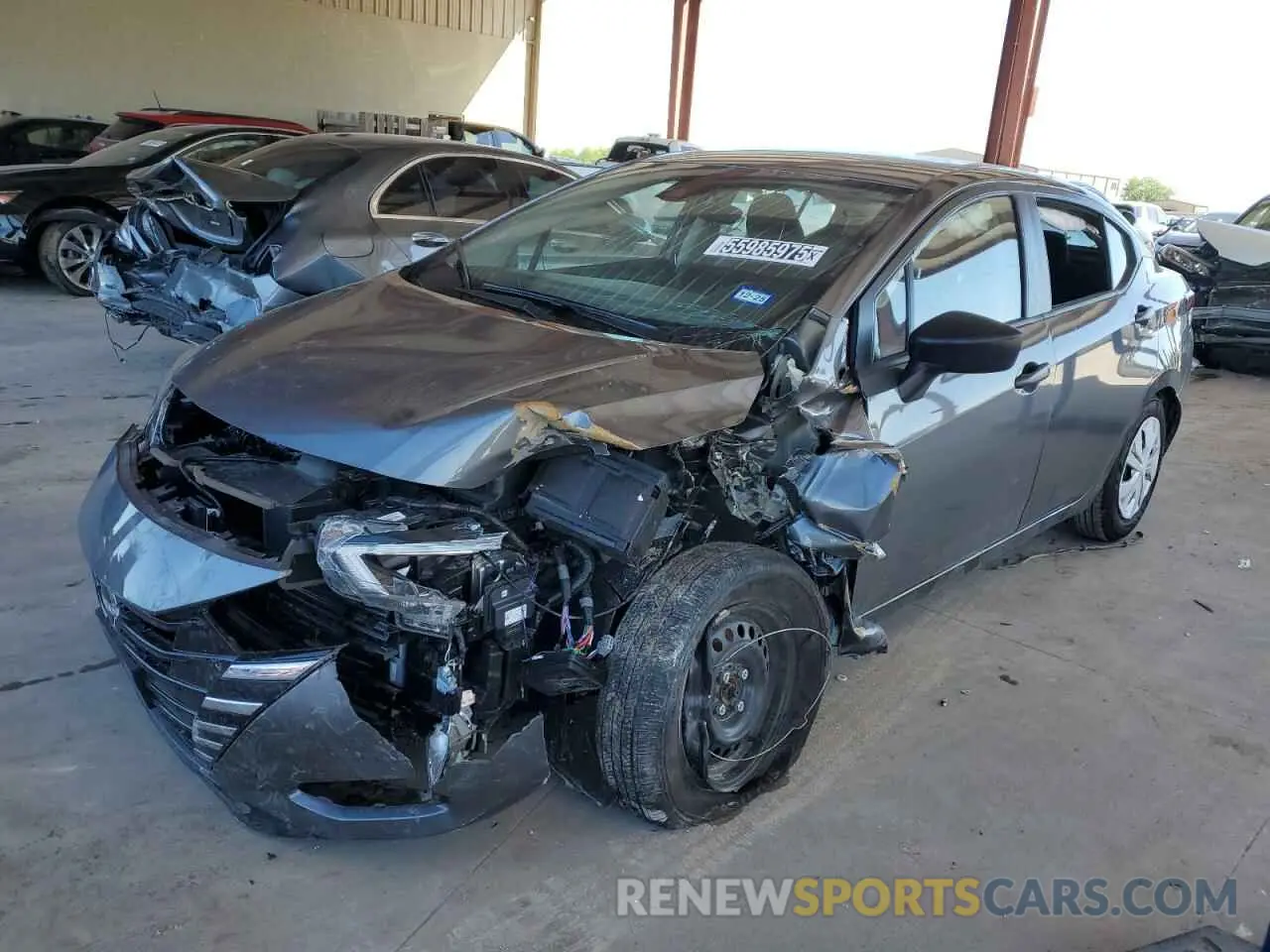 1 Photograph of a damaged car 3N1CN8DVXSL824065 NISSAN VERSA 2025