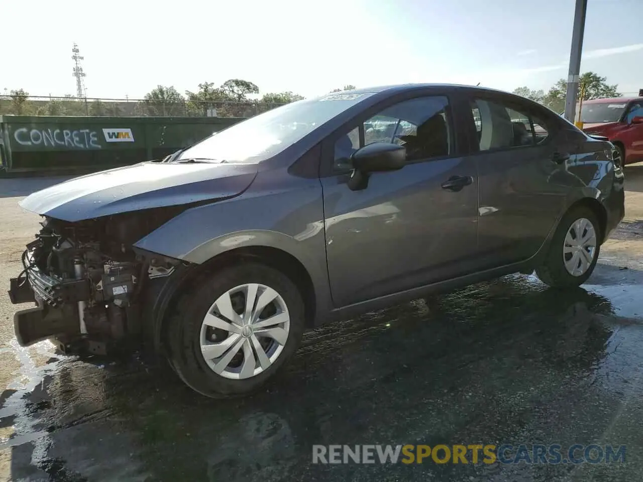 1 Photograph of a damaged car 3N1CN8DVXSL834613 NISSAN VERSA 2025