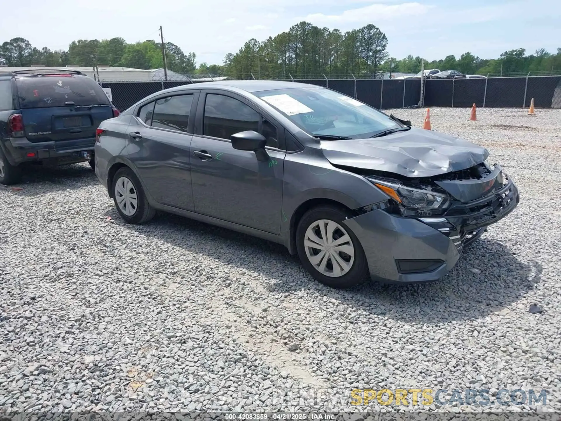 1 Photograph of a damaged car 3N1CN8DVXSL836216 NISSAN VERSA 2025