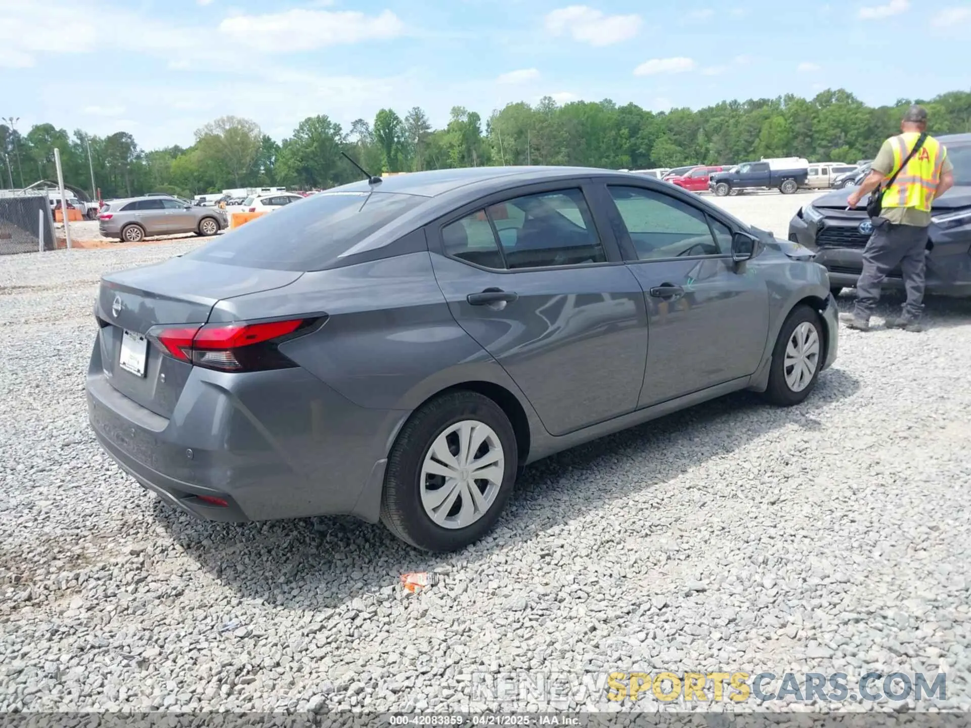4 Photograph of a damaged car 3N1CN8DVXSL836216 NISSAN VERSA 2025