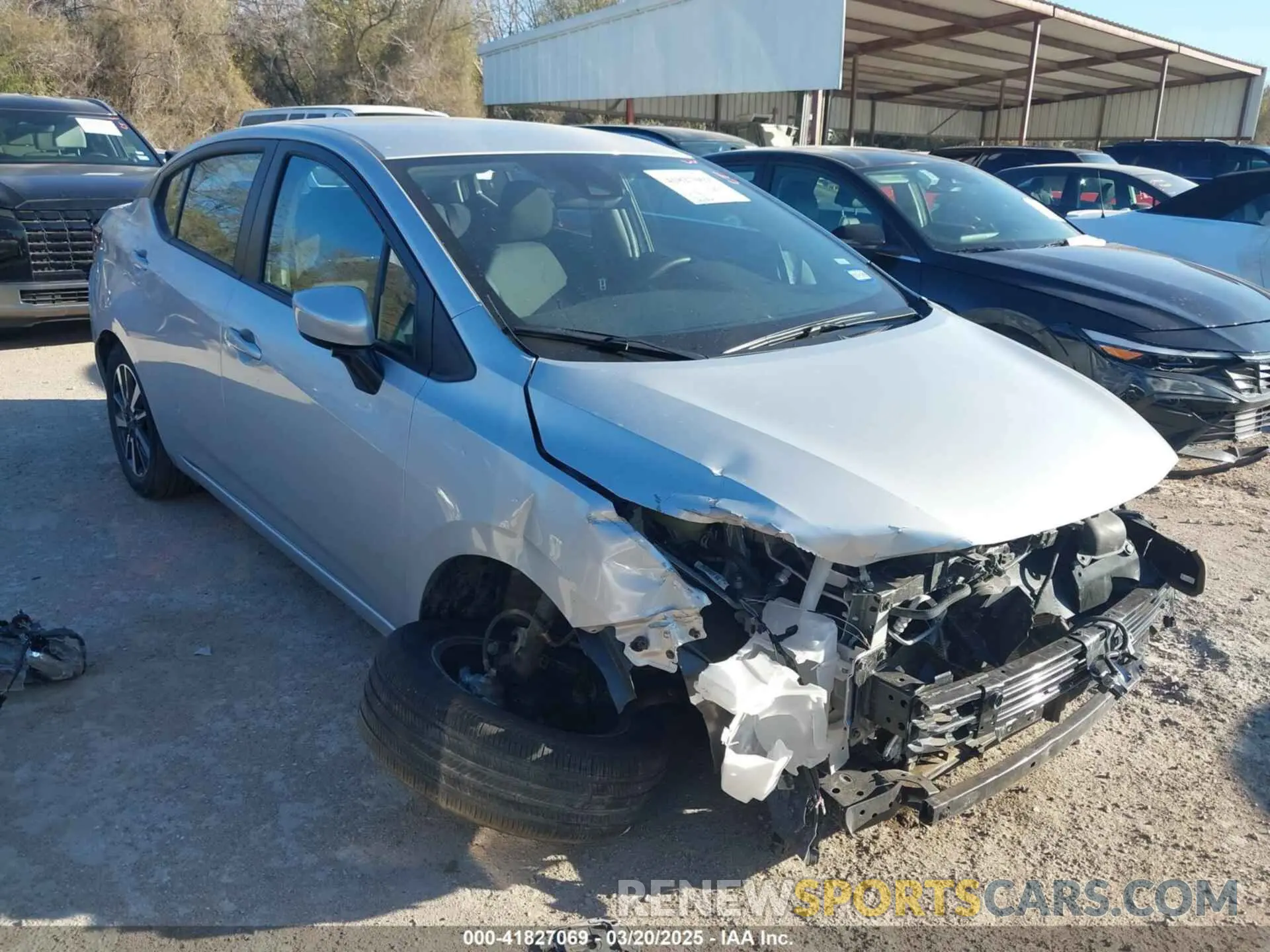 1 Photograph of a damaged car 3N1CN8EV0SL813316 NISSAN VERSA 2025