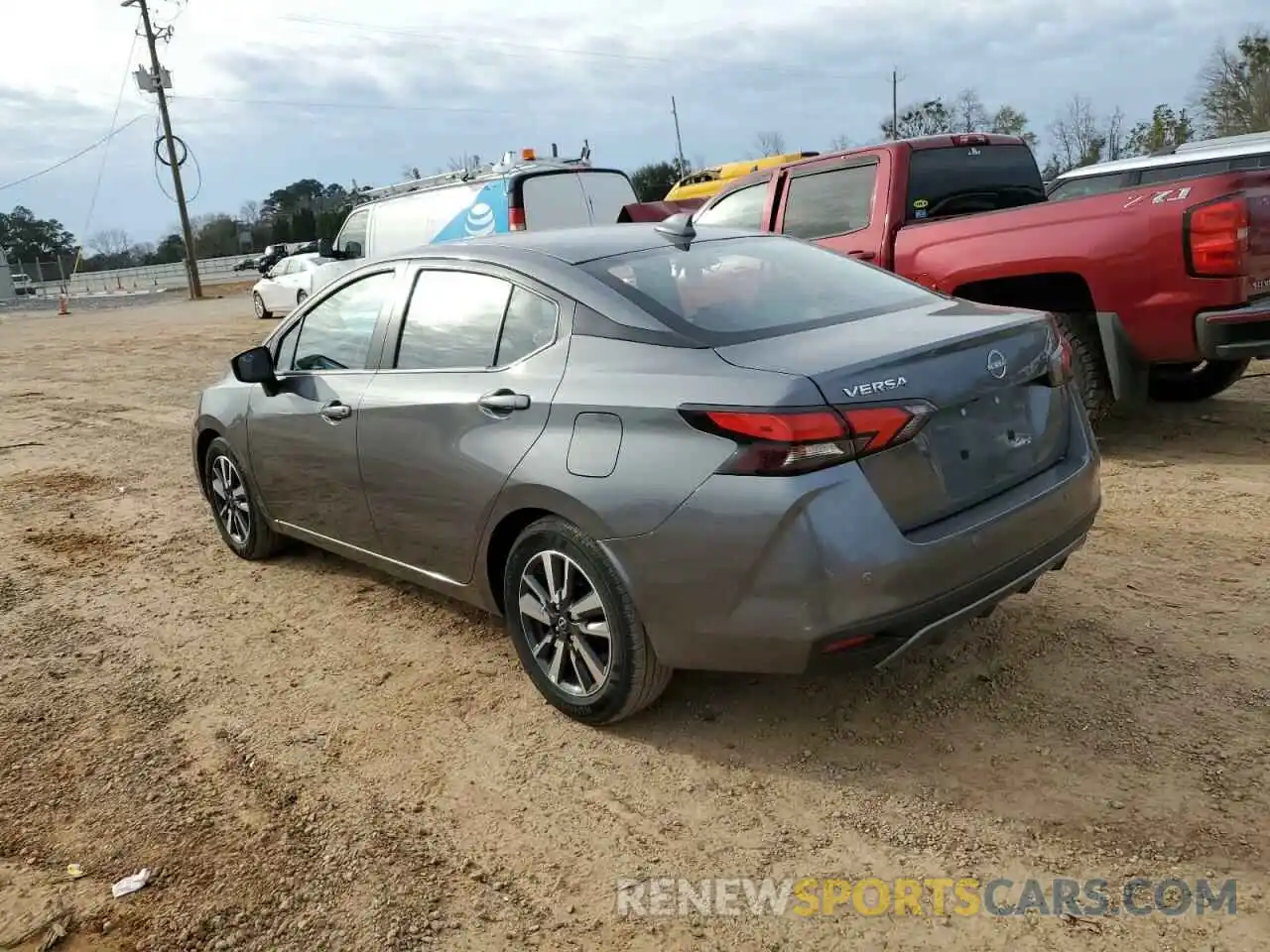 2 Photograph of a damaged car 3N1CN8EV0SL825742 NISSAN VERSA 2025