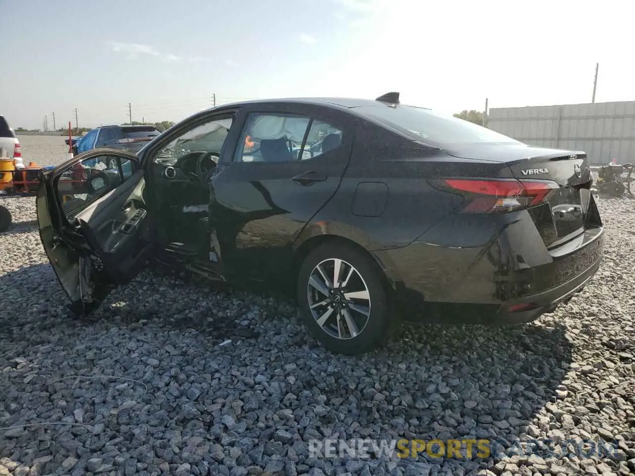 2 Photograph of a damaged car 3N1CN8EV1SL837513 NISSAN VERSA 2025