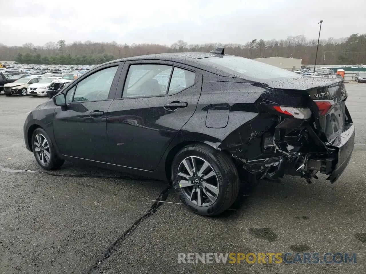 2 Photograph of a damaged car 3N1CN8EV1SL843912 NISSAN VERSA 2025