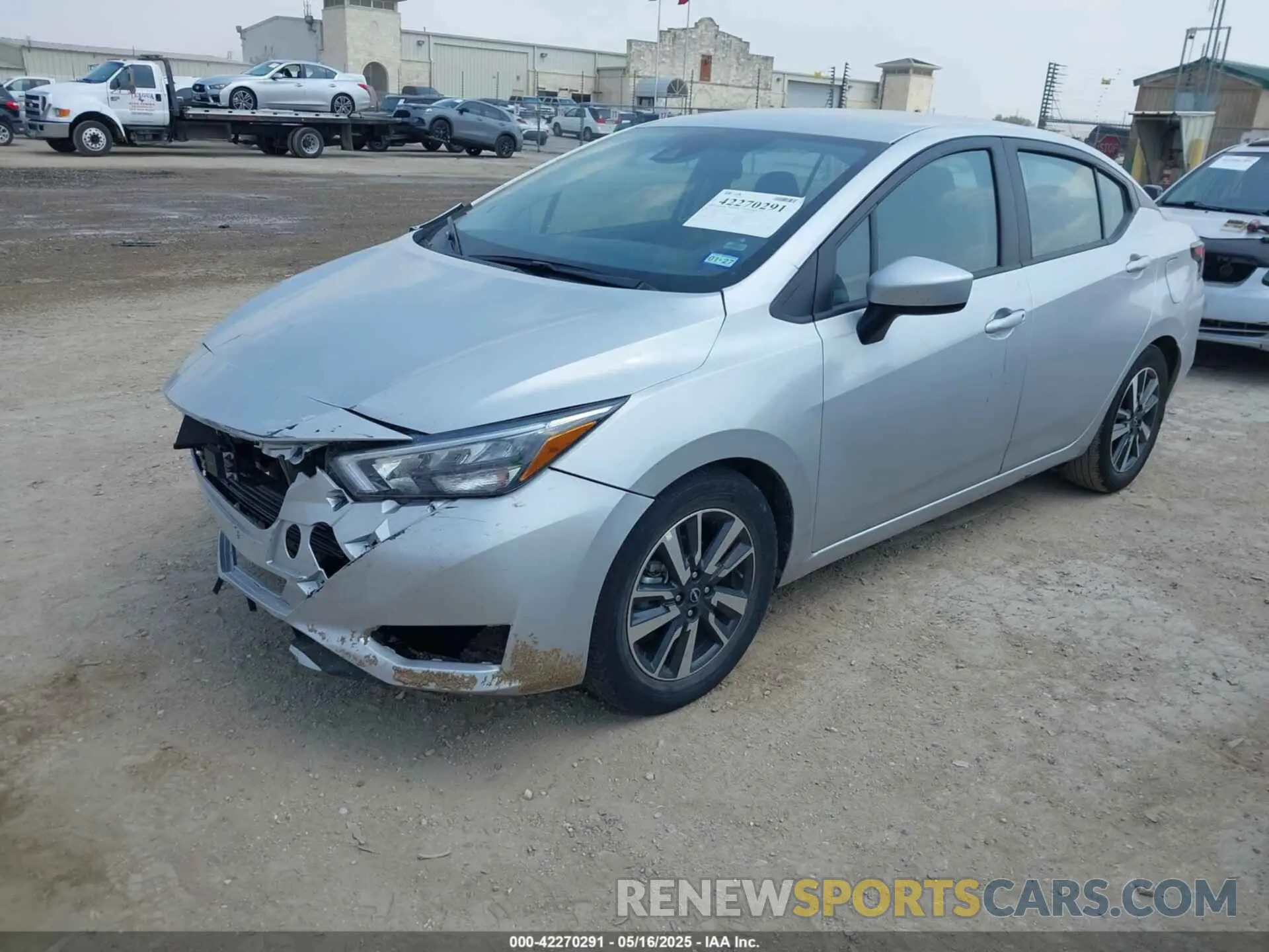 2 Photograph of a damaged car 3N1CN8EV2SL837049 NISSAN VERSA 2025