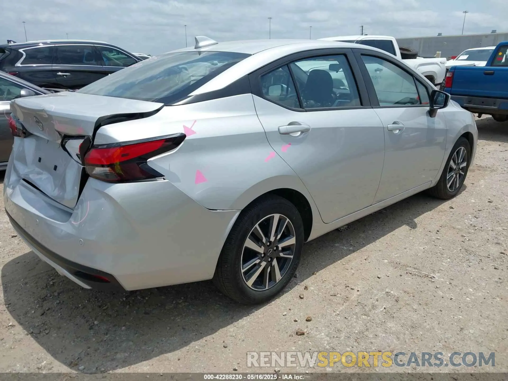 4 Photograph of a damaged car 3N1CN8EV3SL812631 NISSAN VERSA 2025