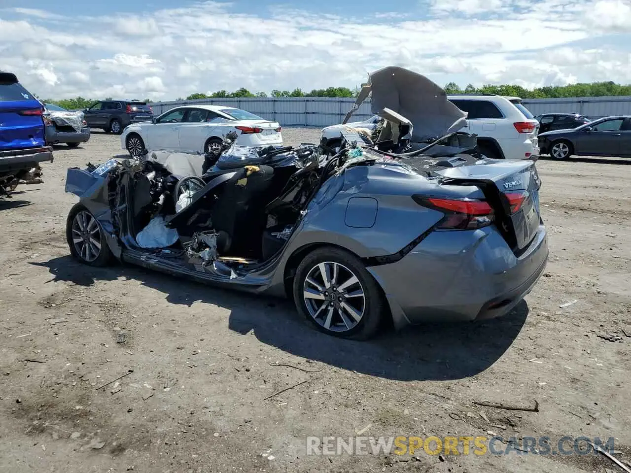 2 Photograph of a damaged car 3N1CN8EV3SL822009 NISSAN VERSA 2025