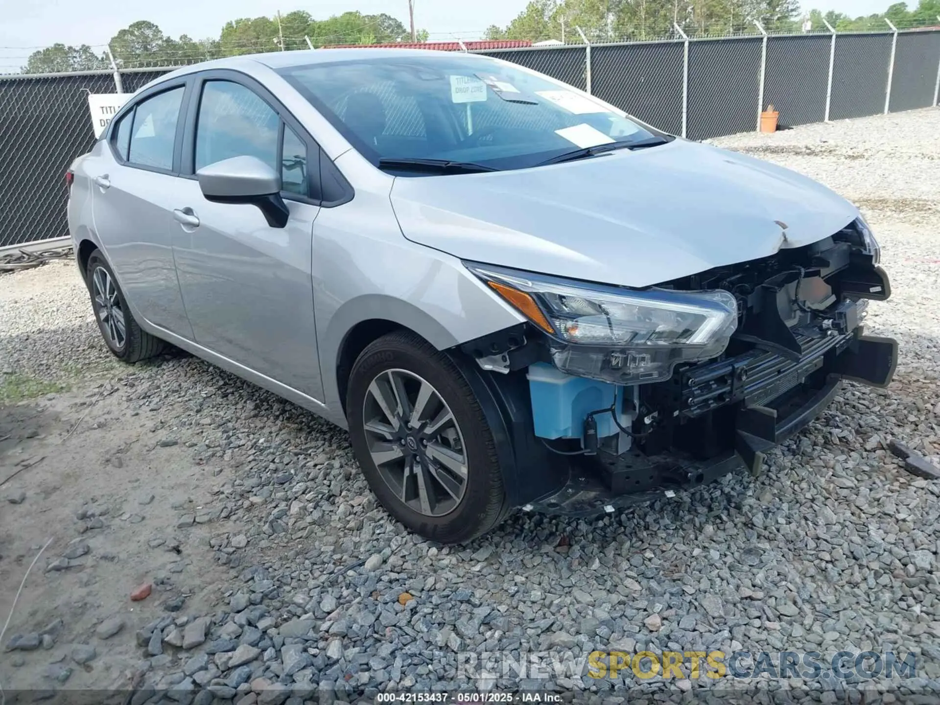 1 Photograph of a damaged car 3N1CN8EV3SL827940 NISSAN VERSA 2025