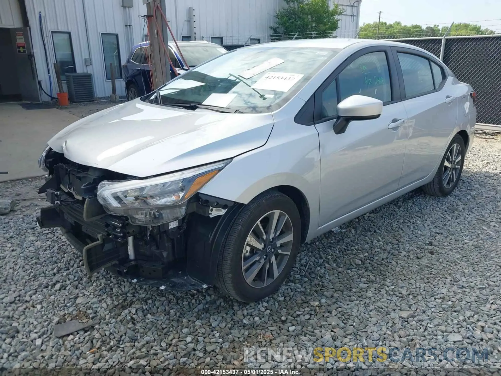 2 Photograph of a damaged car 3N1CN8EV3SL827940 NISSAN VERSA 2025