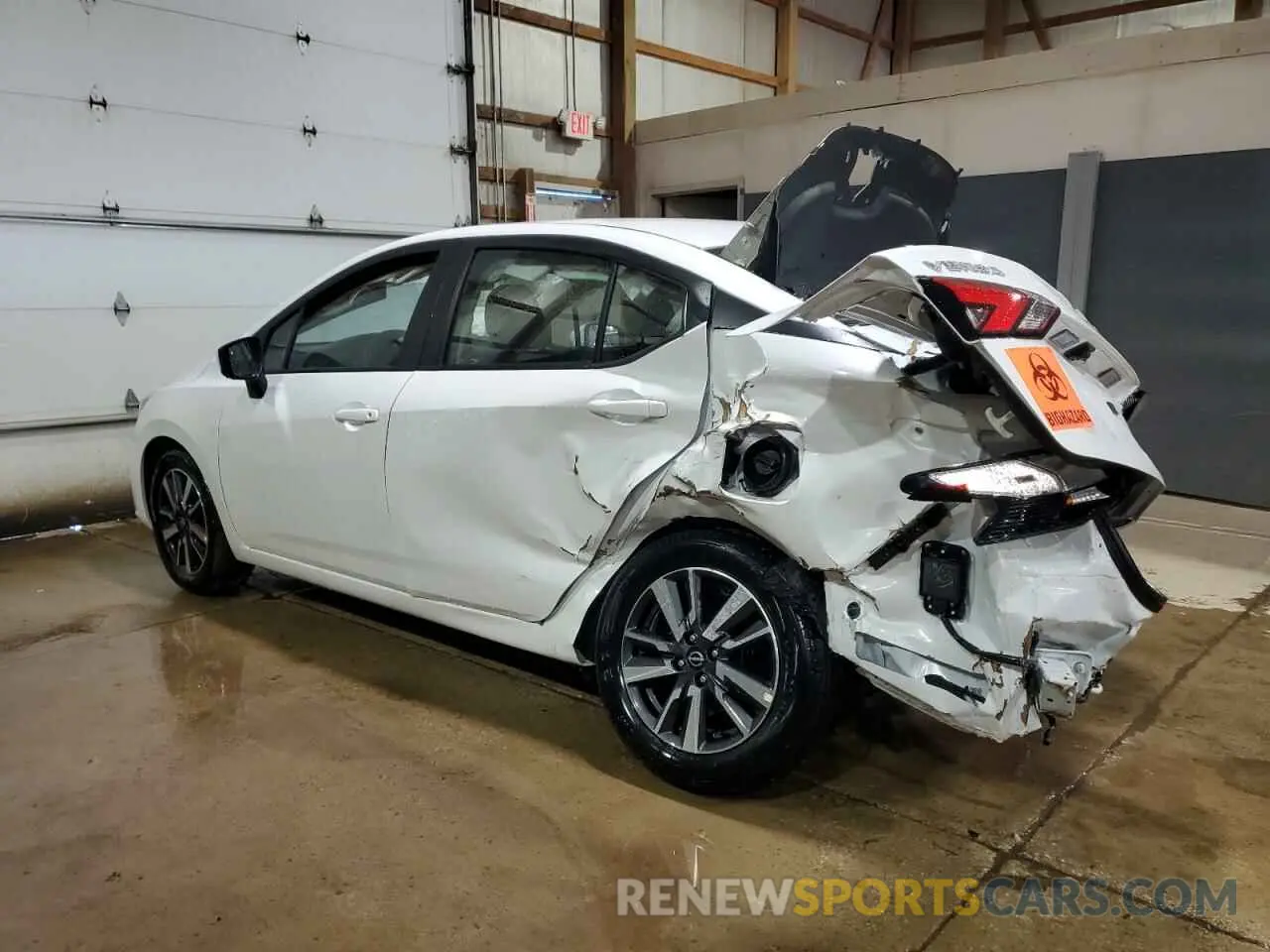 2 Photograph of a damaged car 3N1CN8EV3SL841305 NISSAN VERSA 2025