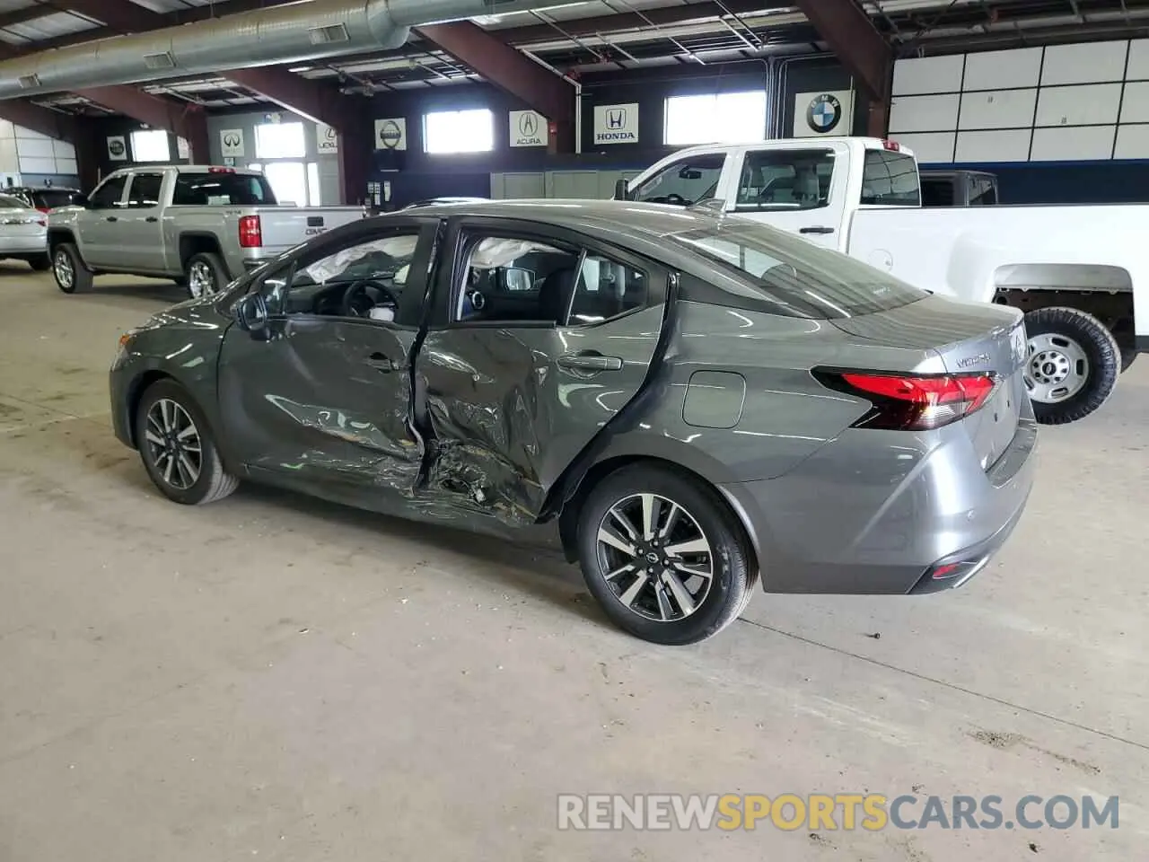 2 Photograph of a damaged car 3N1CN8EV4SL825243 NISSAN VERSA 2025