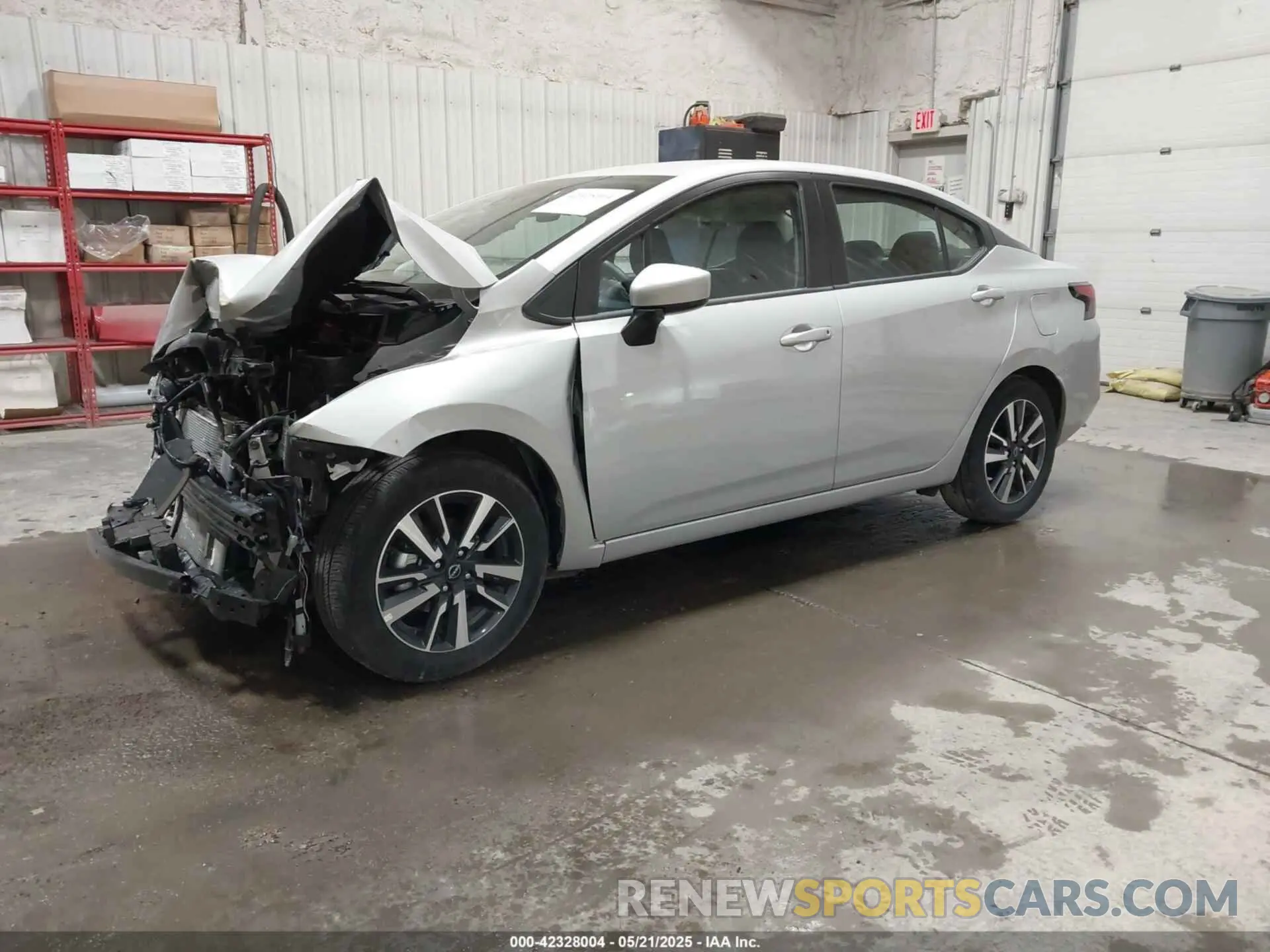 2 Photograph of a damaged car 3N1CN8EV4SL839191 NISSAN VERSA 2025