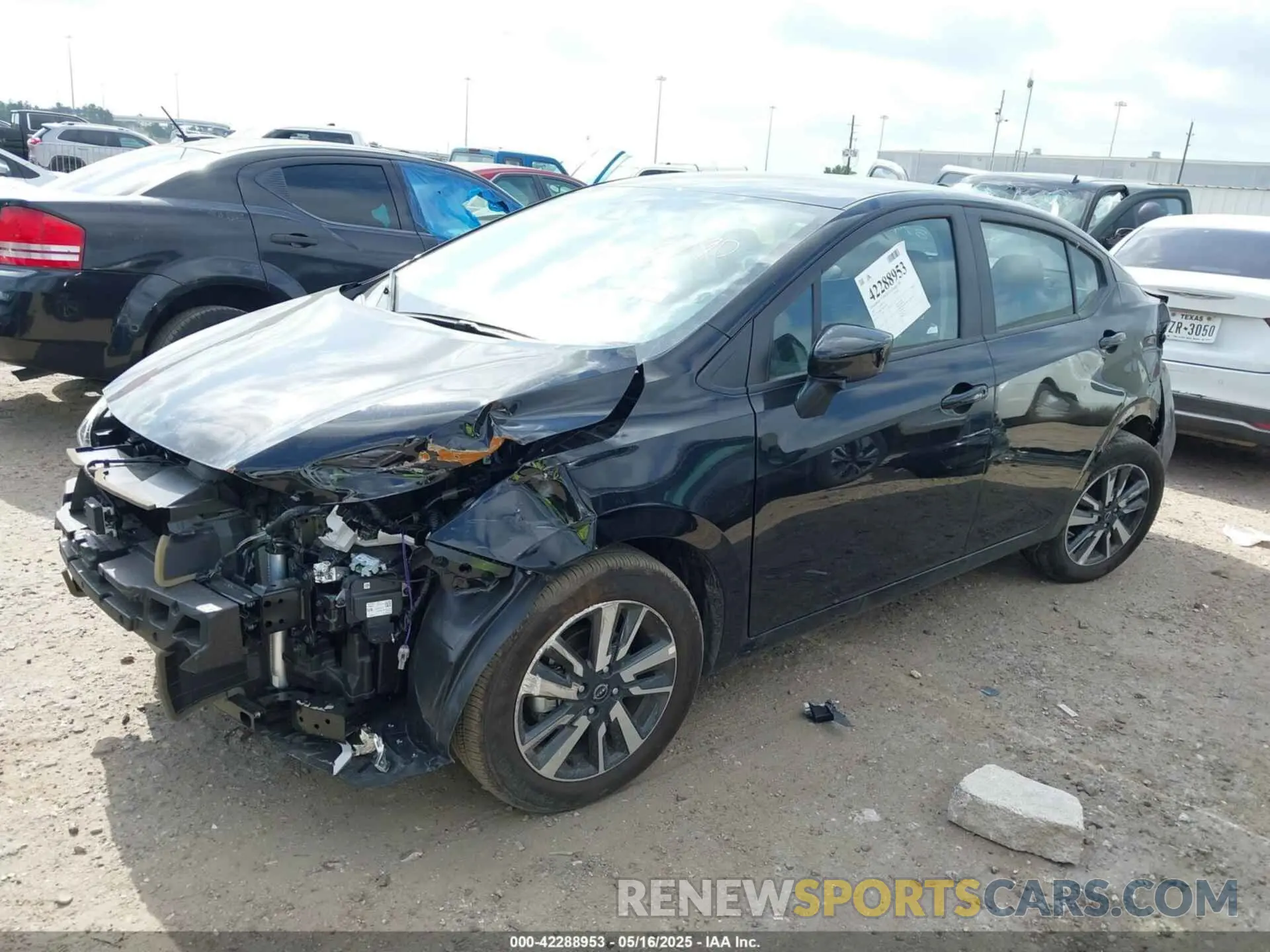 2 Photograph of a damaged car 3N1CN8EVXSL838790 NISSAN VERSA 2025