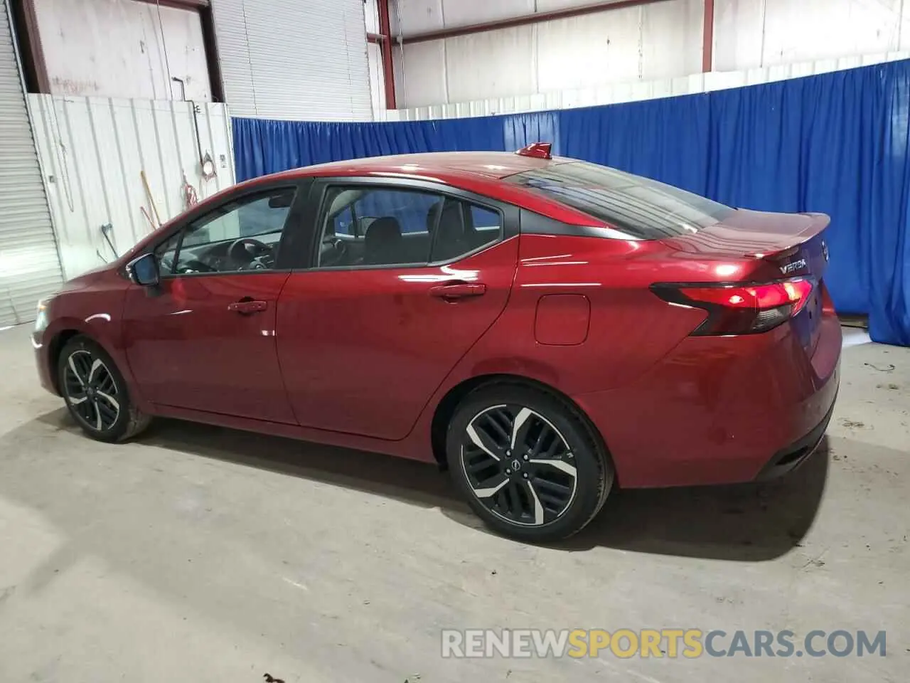 2 Photograph of a damaged car 3N1CN8FV1SL833993 NISSAN VERSA 2025