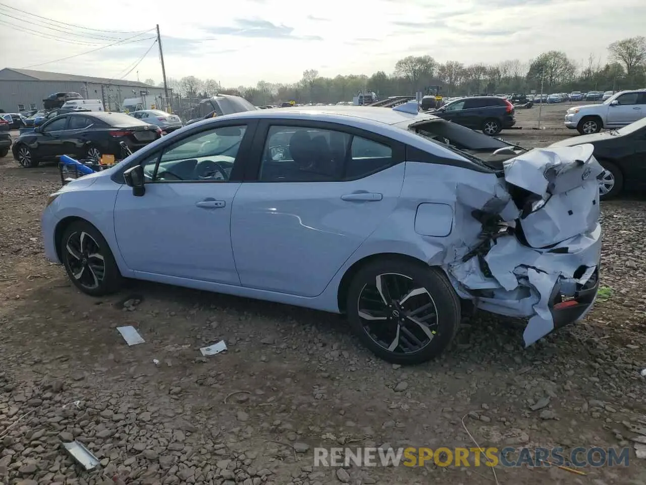2 Photograph of a damaged car 3N1CN8FV2SL835218 NISSAN VERSA 2025