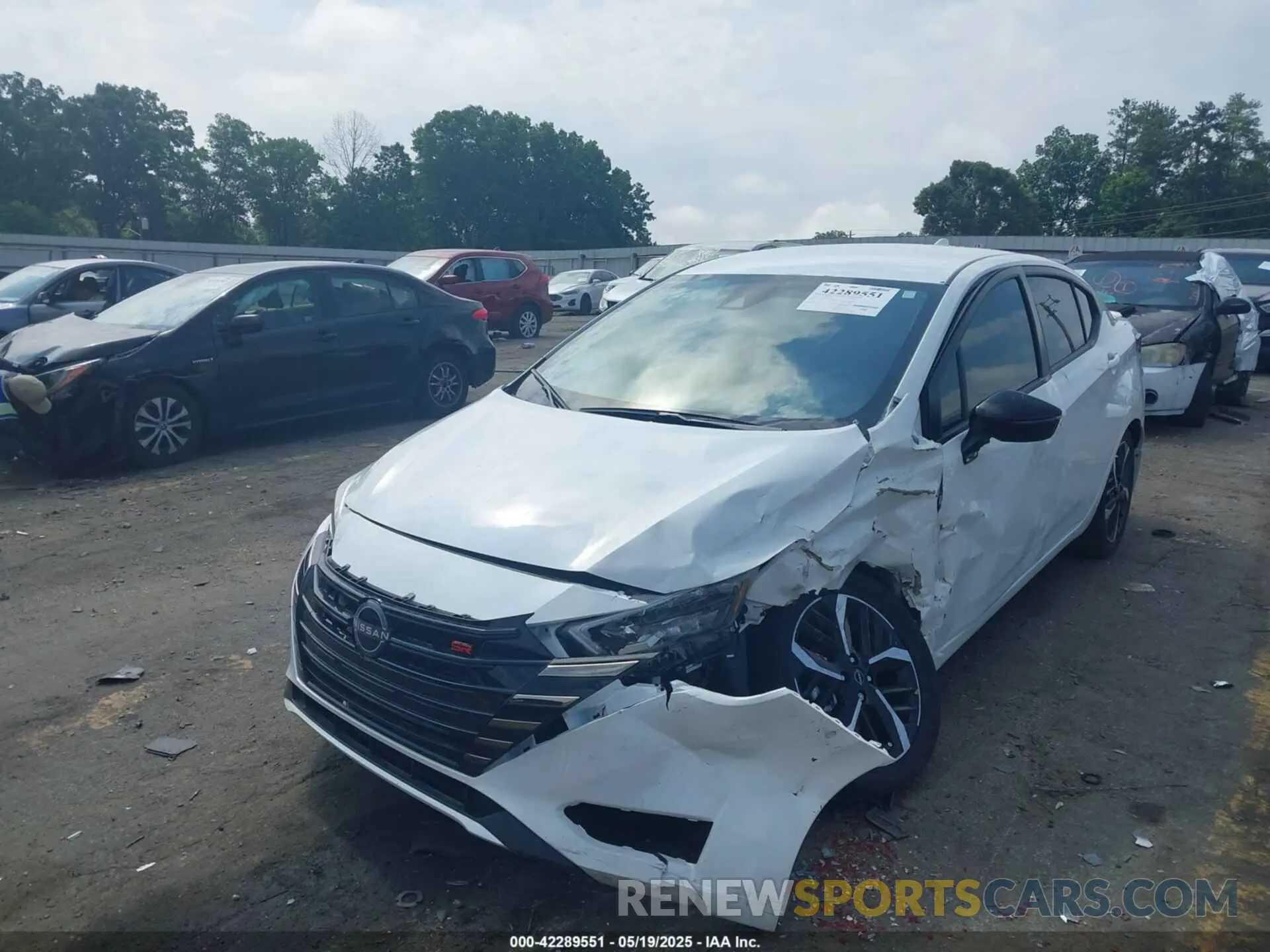 2 Photograph of a damaged car 3N1CN8FV5SL831230 NISSAN VERSA 2025