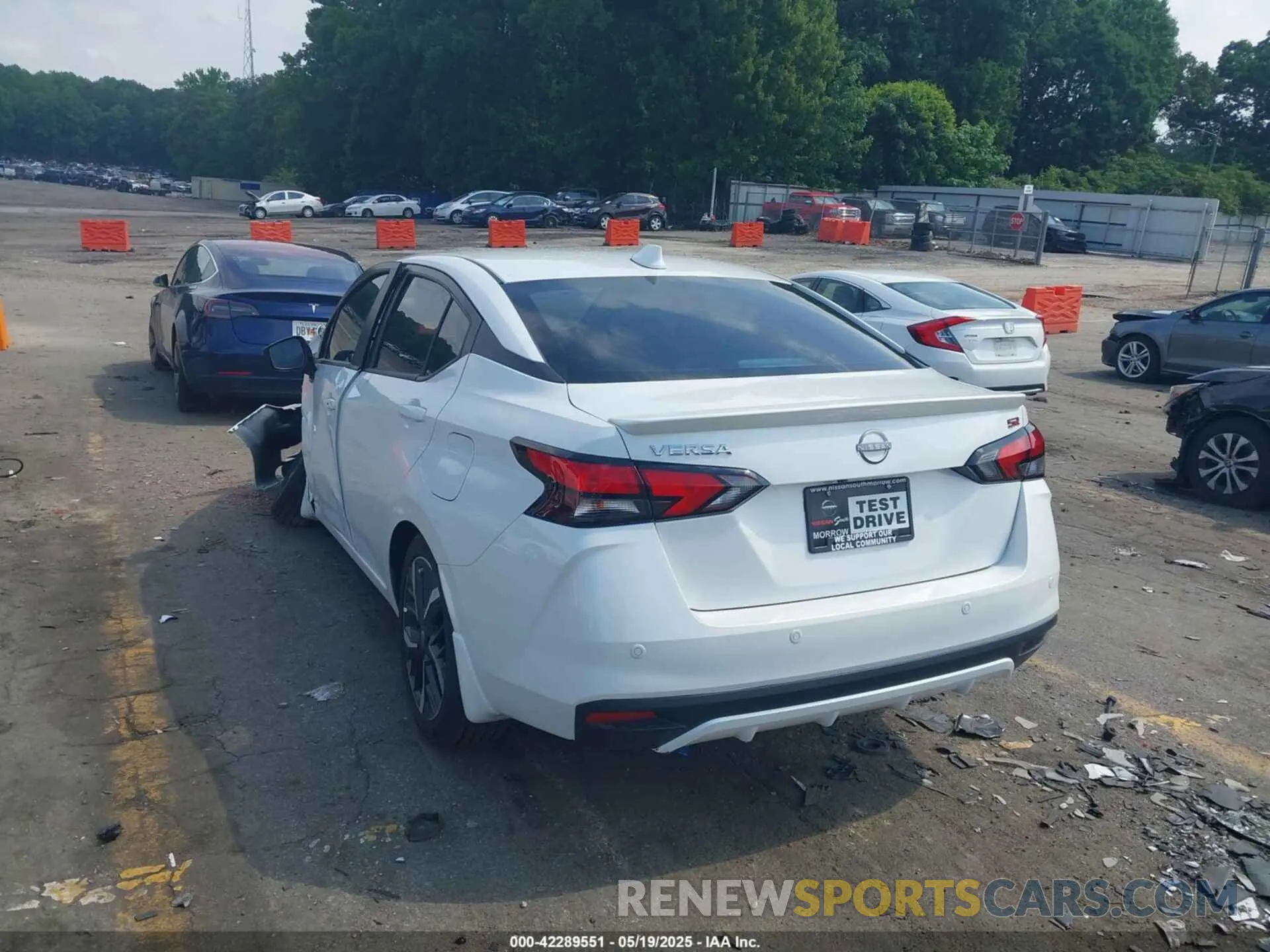 3 Photograph of a damaged car 3N1CN8FV5SL831230 NISSAN VERSA 2025
