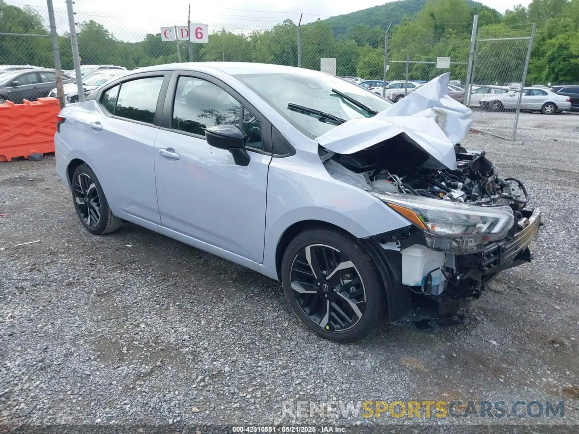 1 Photograph of a damaged car 3N1CN8FV8SL833750 NISSAN VERSA 2025