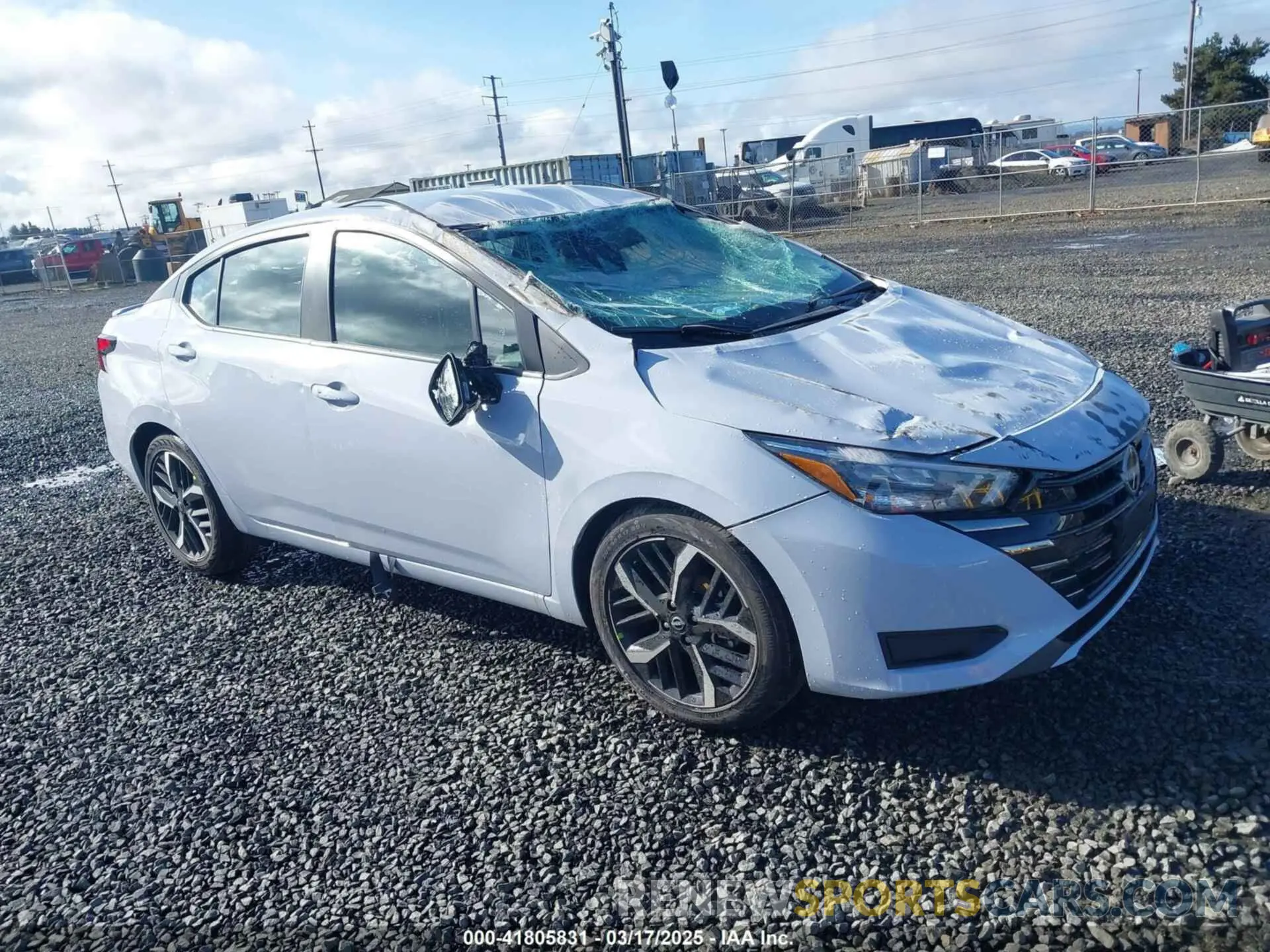 1 Photograph of a damaged car 3N1CN8FV8SL833909 NISSAN VERSA 2025