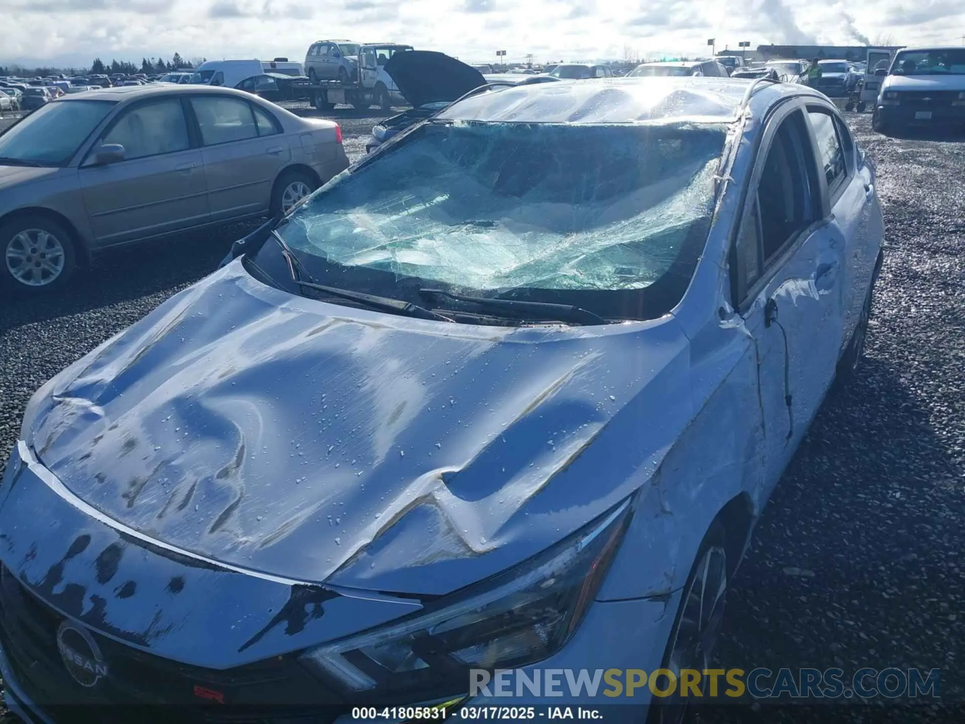 6 Photograph of a damaged car 3N1CN8FV8SL833909 NISSAN VERSA 2025