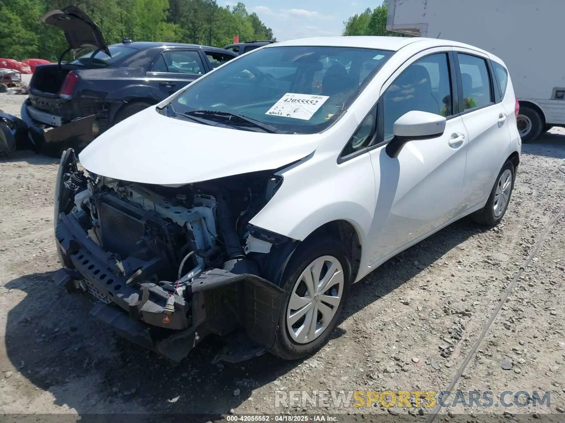 2 Photograph of a damaged car 3N1CE2CP1KL366321 NISSAN VERSA NOTE 2019