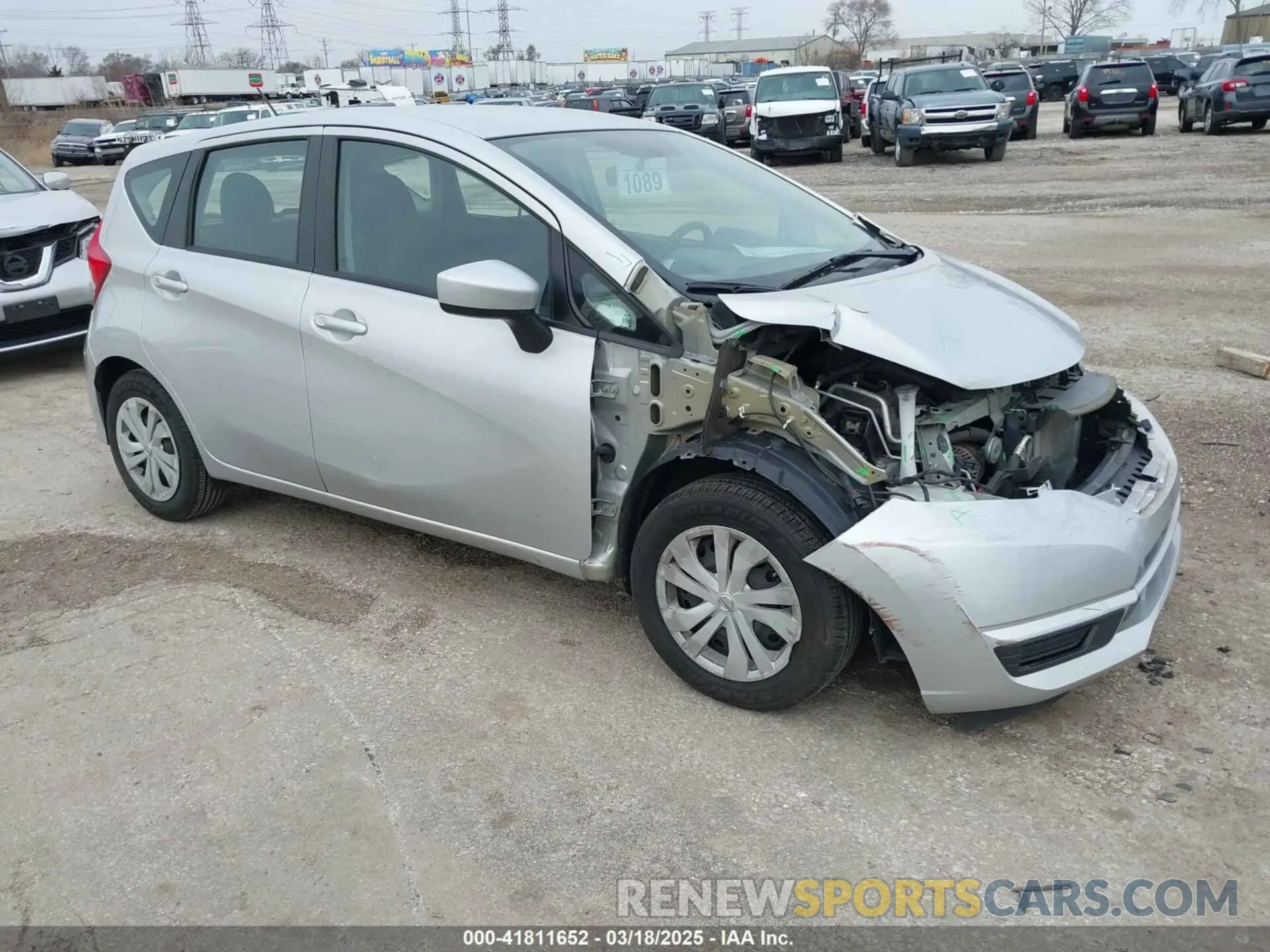 1 Photograph of a damaged car 3N1CE2CP3KL363503 NISSAN VERSA NOTE 2019