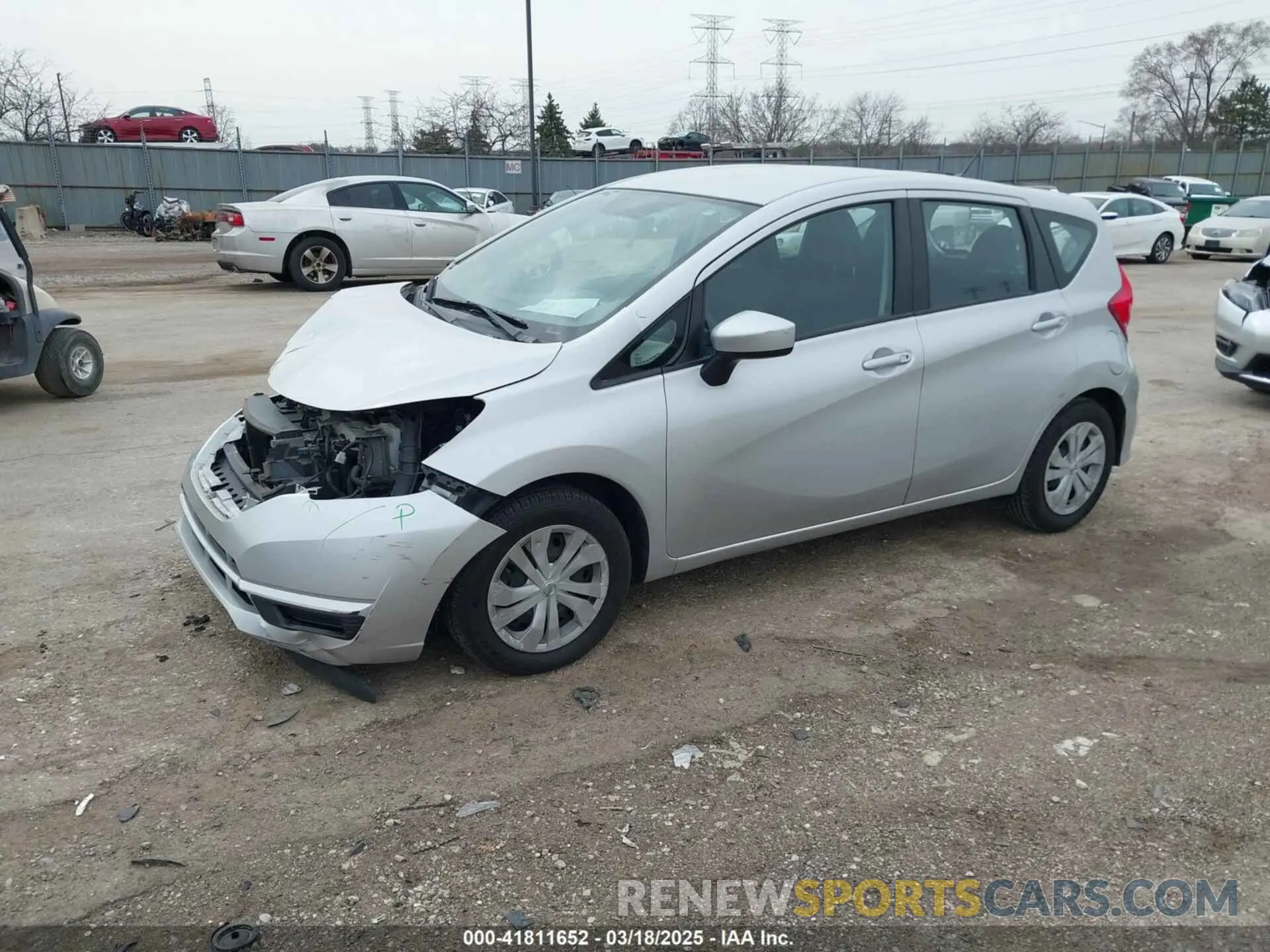 2 Photograph of a damaged car 3N1CE2CP3KL363503 NISSAN VERSA NOTE 2019