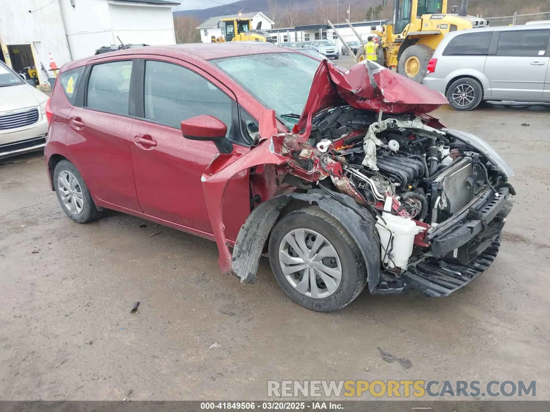 1 Photograph of a damaged car 3N1CE2CP5KL361378 NISSAN VERSA NOTE 2019
