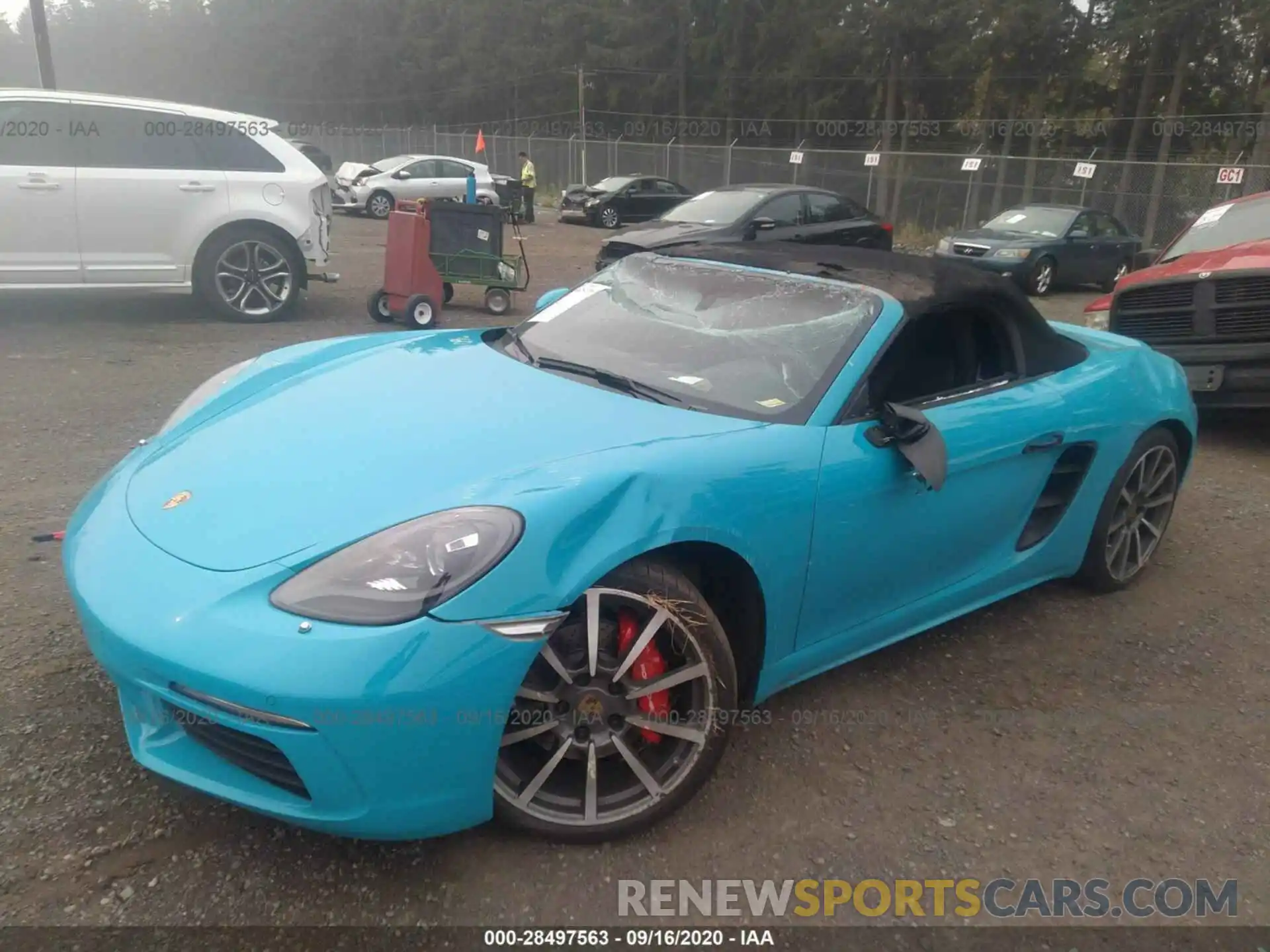 2 Photograph of a damaged car WP0CB2A89KS228657 PORSCHE 718 BOXSTER 2019