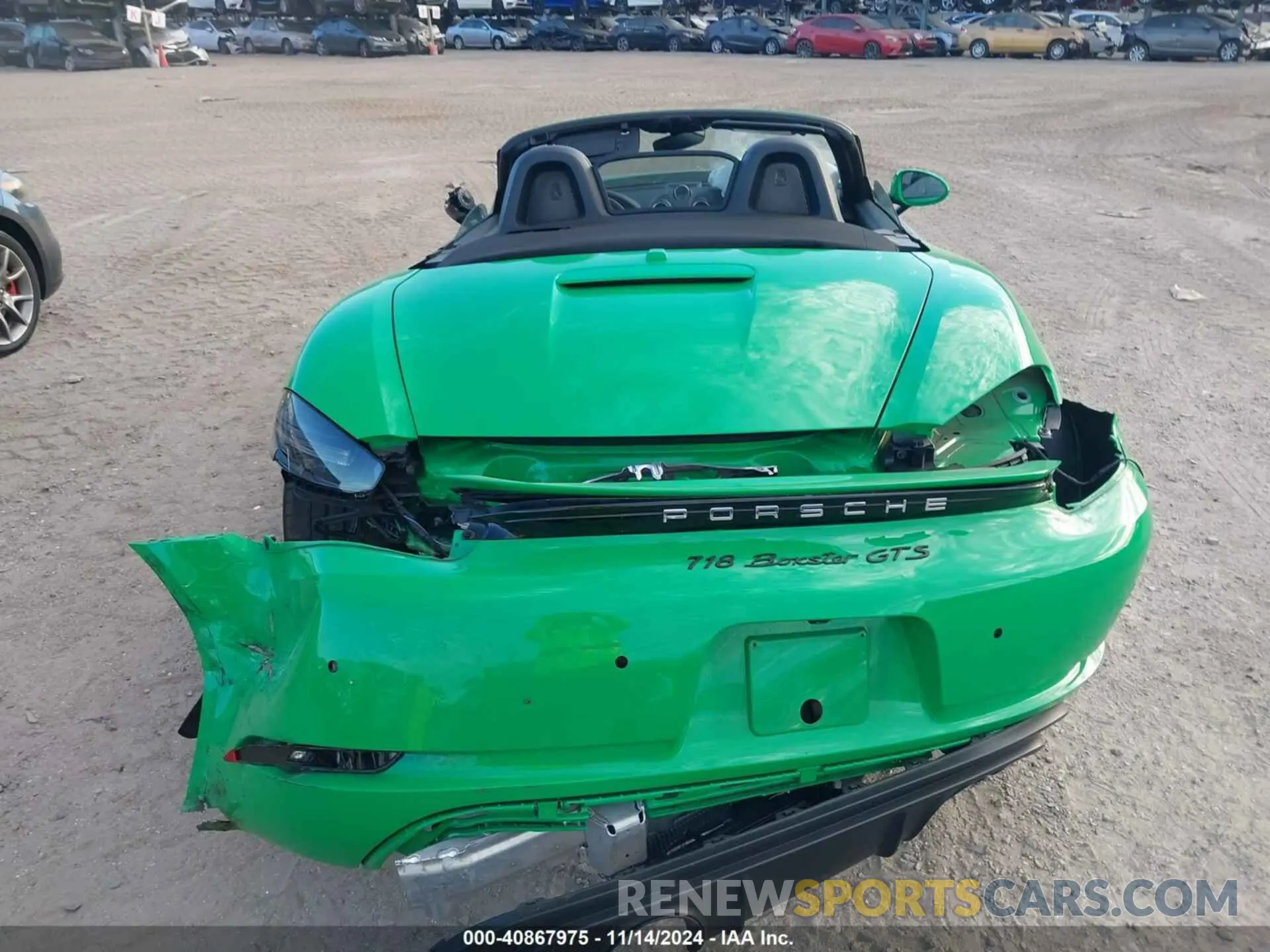 16 Photograph of a damaged car WP0CD2A88PS216243 PORSCHE 718 BOXSTER 2023