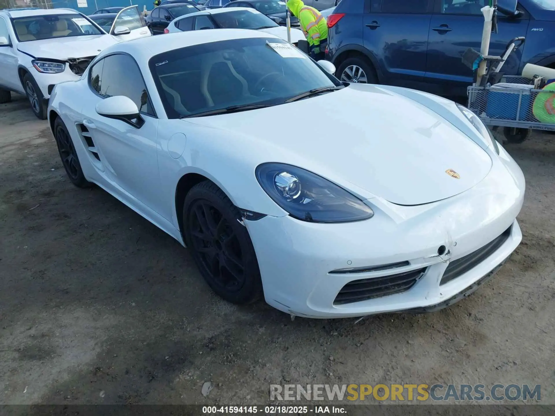 1 Photograph of a damaged car WP0AA2A81KS260125 PORSCHE 718 CAYMAN 2019