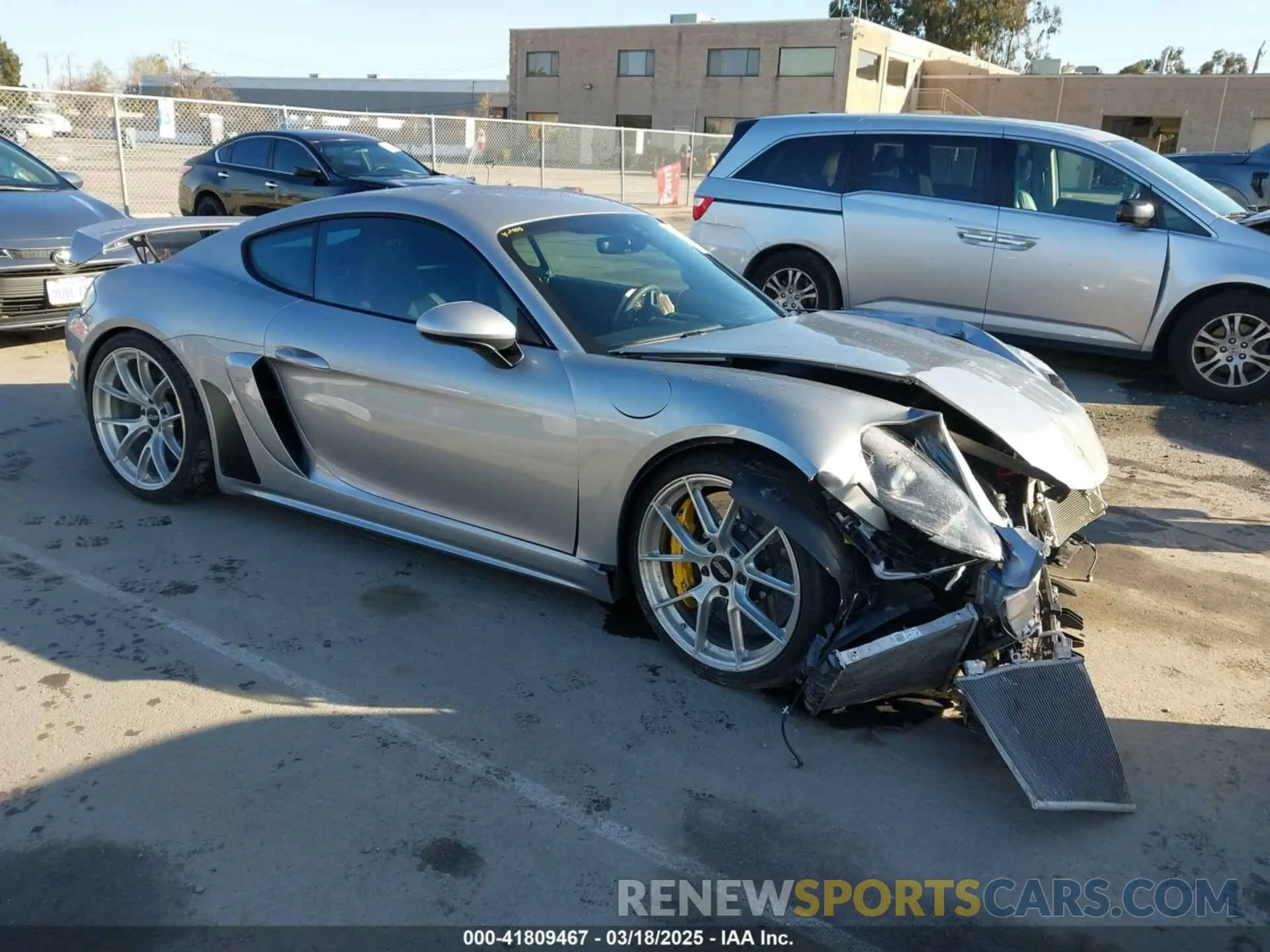 1 Photograph of a damaged car WP0AC2A82NS275201 PORSCHE 718 CAYMAN 2022